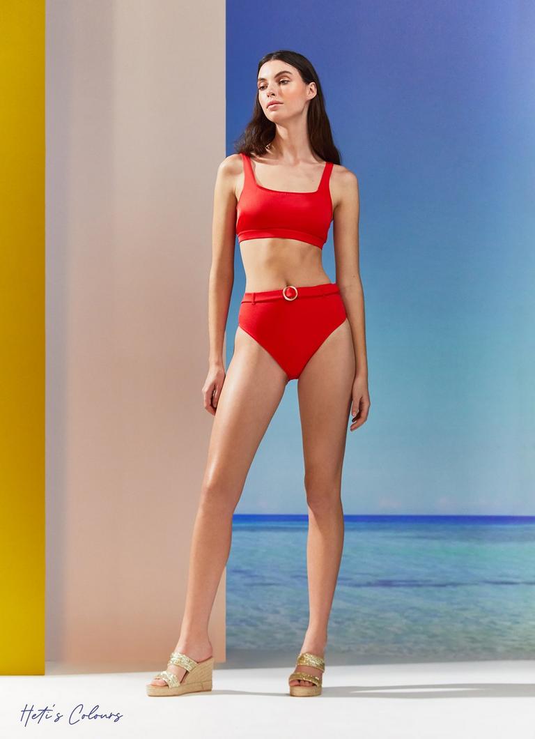 Osy Red Belted Bikini Bottoms Sale Collections L.K.Bennett London