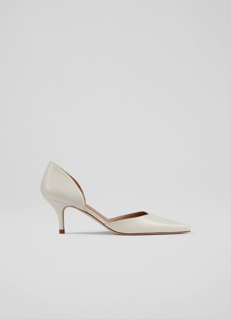 Cream kitten heel shoes uk on sale