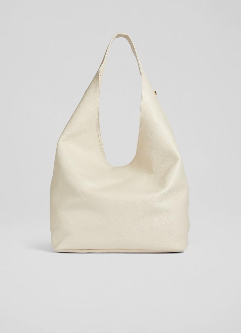 Soula Cream Leather Slouchy Shoulder Bag Handbags Collections L.K.Bennett London