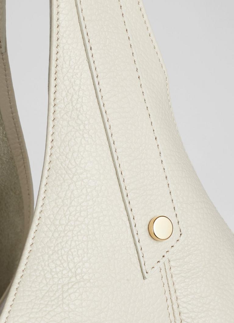 Cream leather bag sales