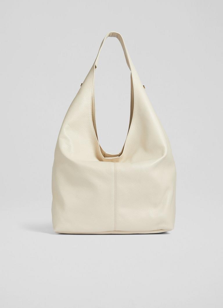 Soula Cream Leather Slouchy Shoulder Bag Handbags Collections L.K.Bennett London