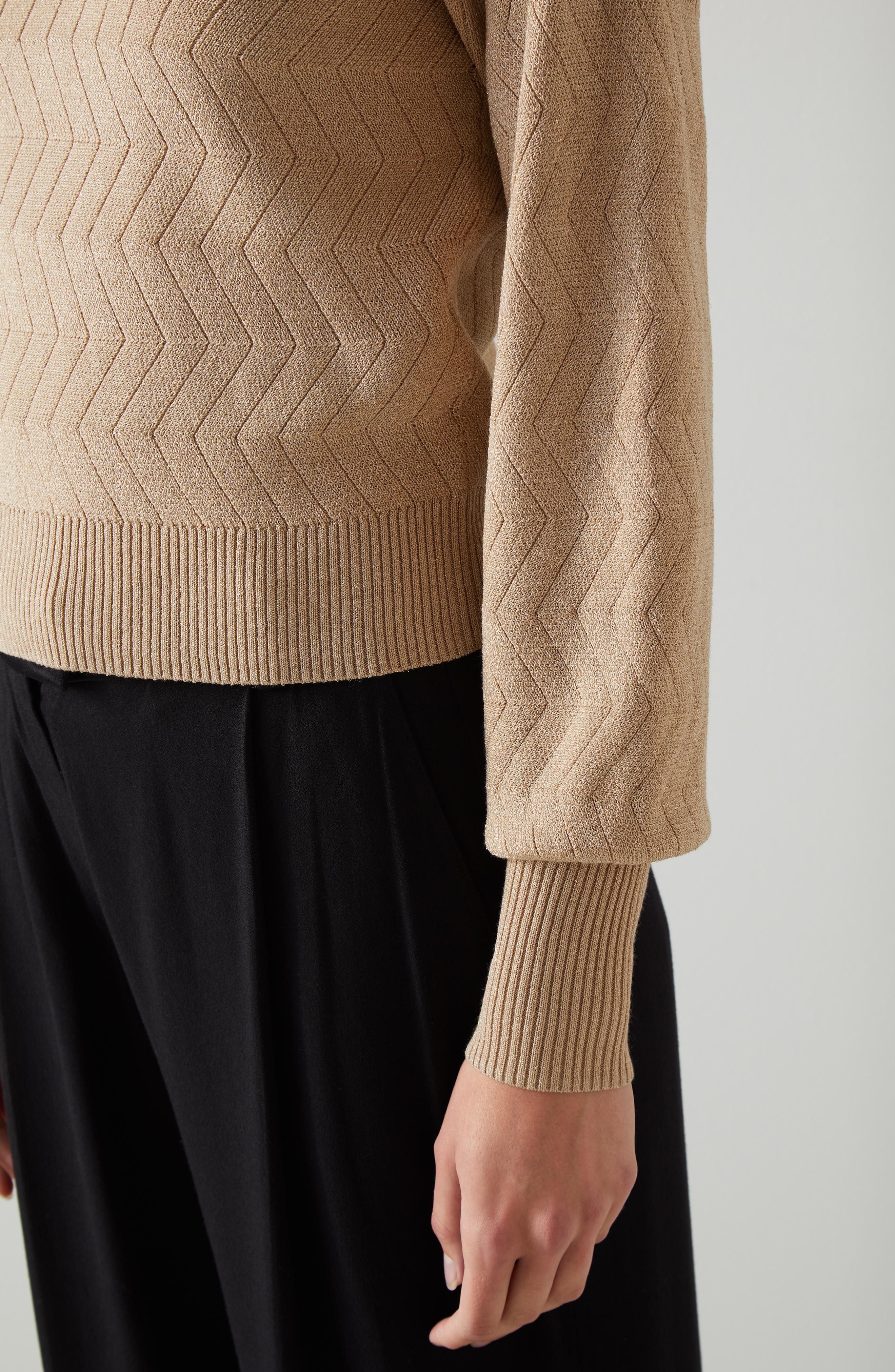 Goldie Gold Metallic Pointelle Jumper blackfriday