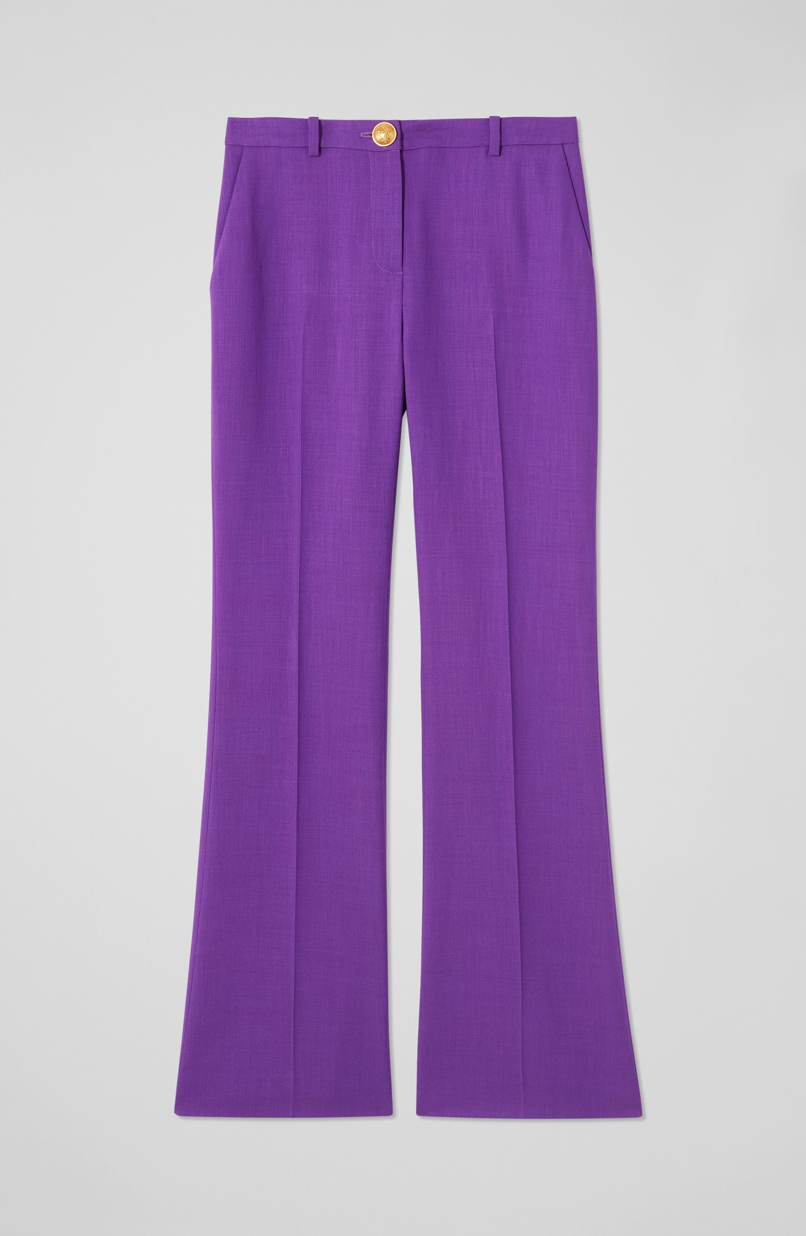 Kennedy Purple Trousers with LENZING™ ECOVERO™ viscose