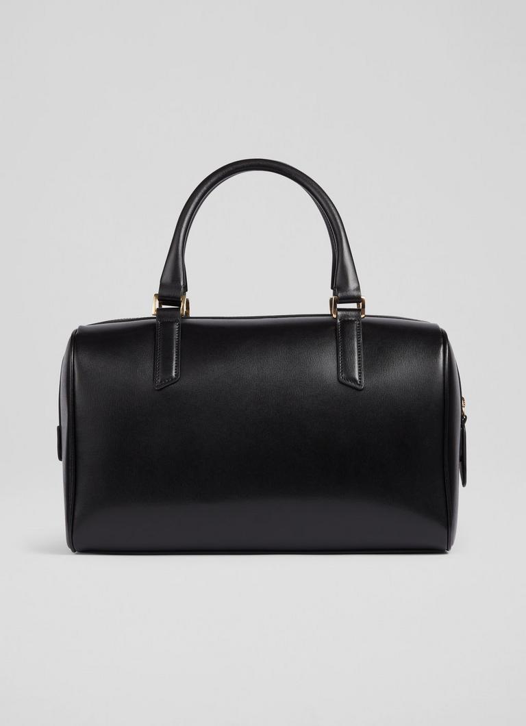 Leather bowling discount bag