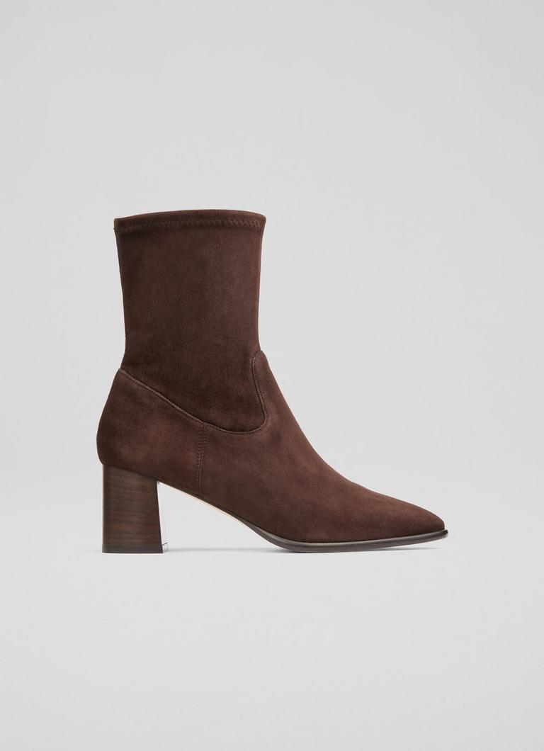 Lk bennett suede boots clearance