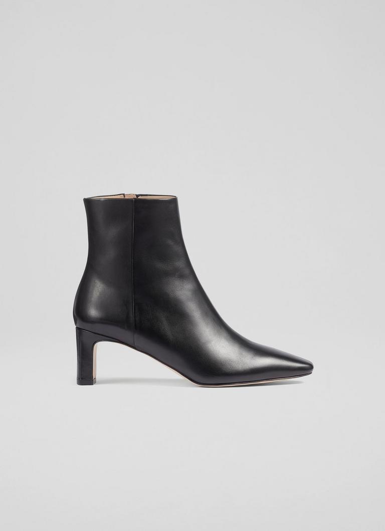 Designer heeled ankle boots sales