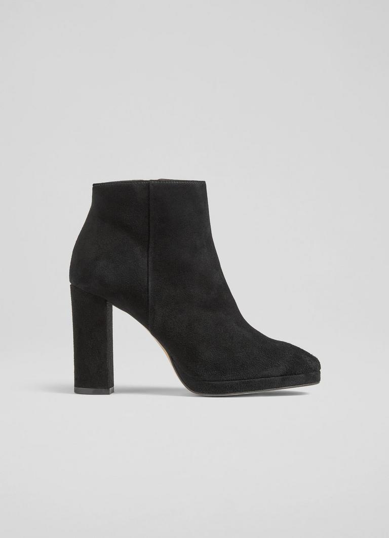 Sibella Black Platform Ankle Boot Boots Shoes Collections L.K.Bennett London