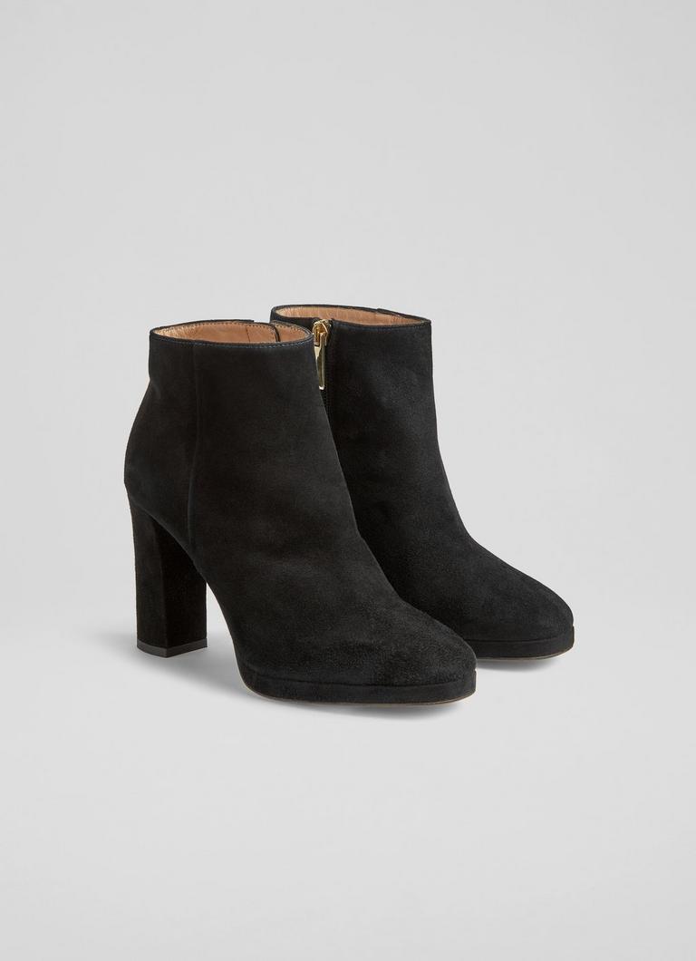 Sibella Black Platform Ankle Boot Boots Shoes Collections L.K.Bennett London