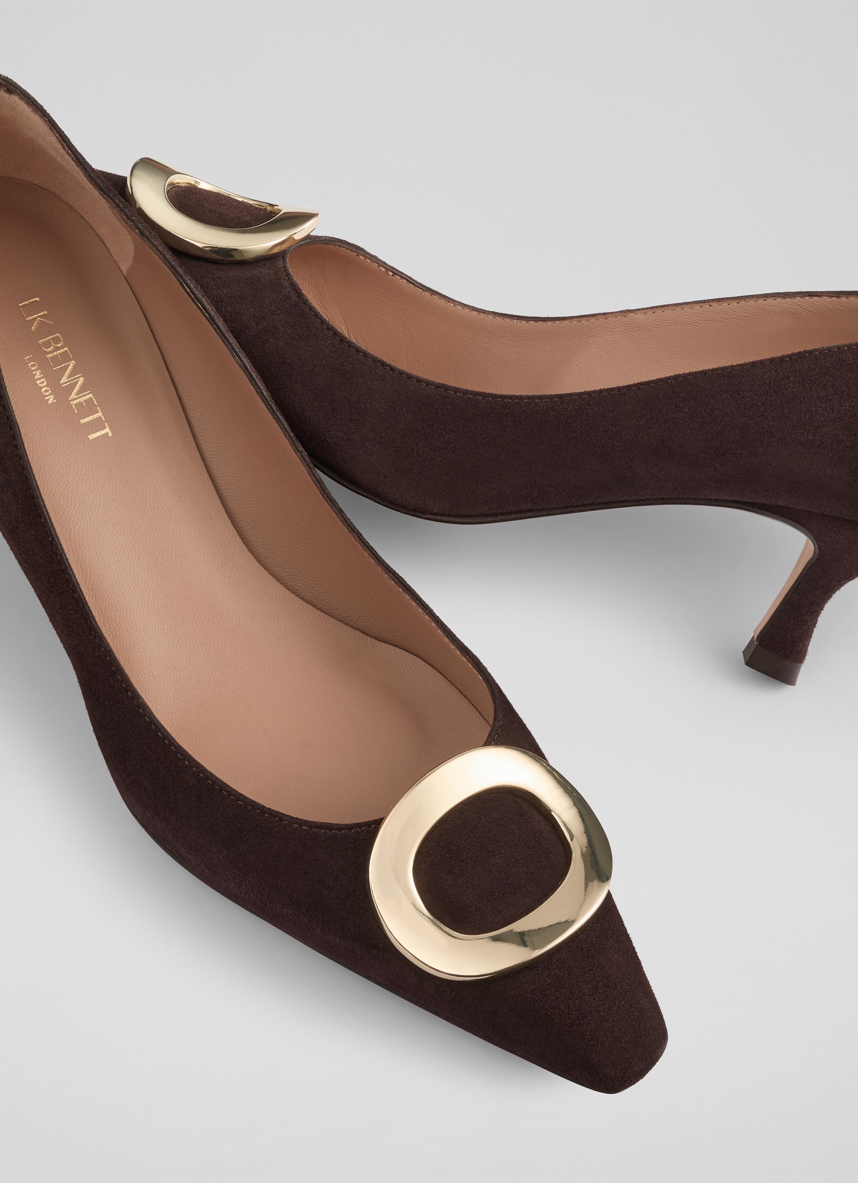 Uma Chocolate O Trim Pointed Courts Dinner Party Occasionwear