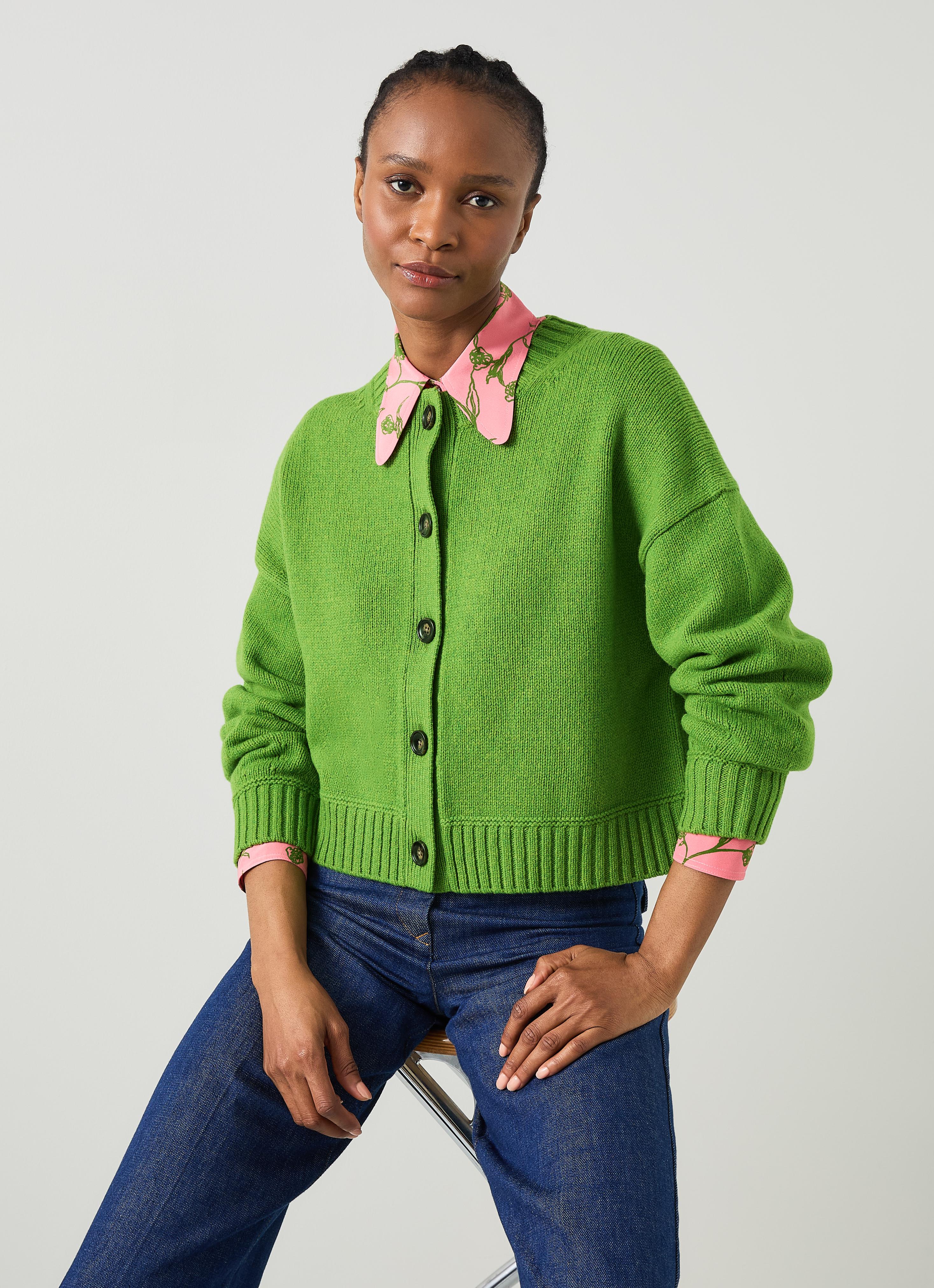 ☆新品☆ L'Appartement Comfort Yarn Cardigan Poet Cardigan Crochet pattern by Little Golden Nook | LoveCrafts