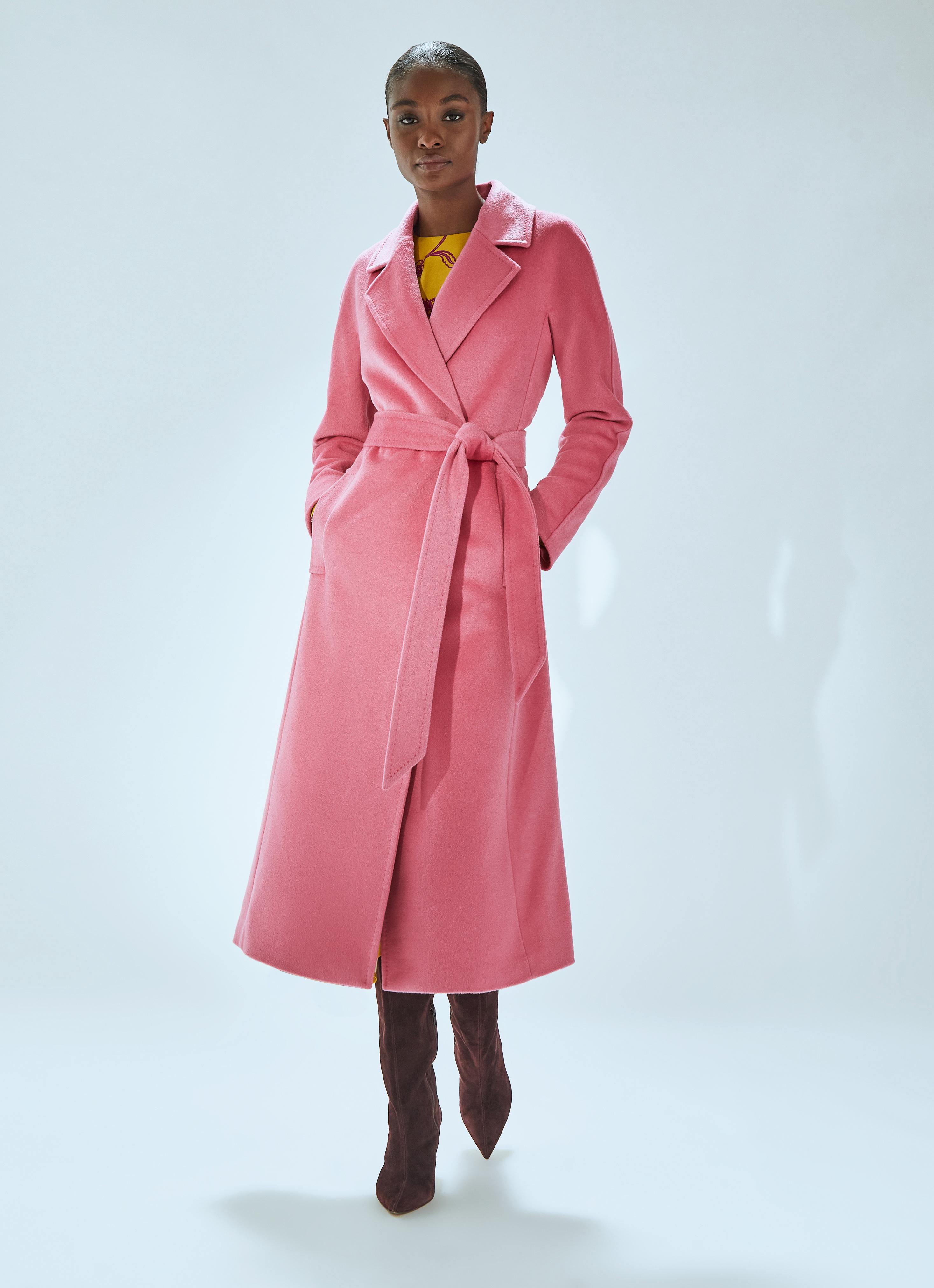 Frances Pink Maxi Wool Coat Wool Coats Coats Jackets