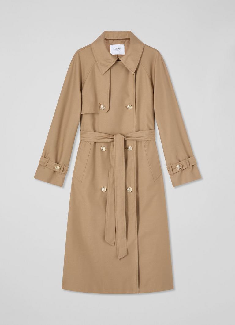 Keaton Stone Double Breasted Trench Coat Coats Jackets Clothing Collections L.K.Bennett London