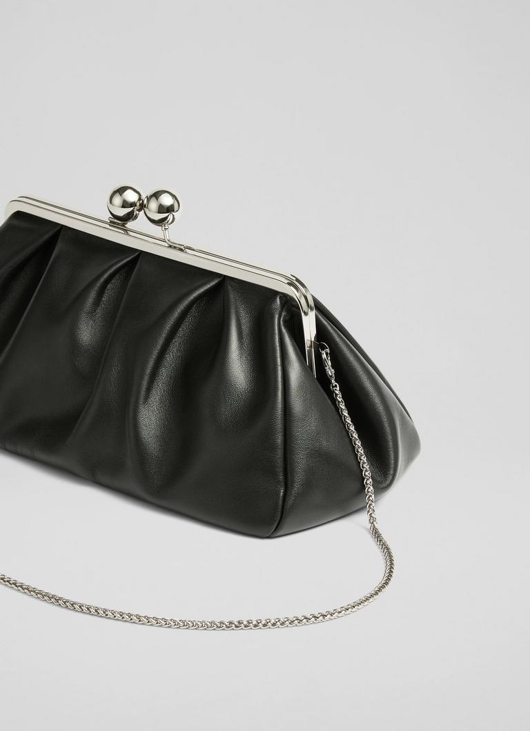 Large black clutch bag uk sale