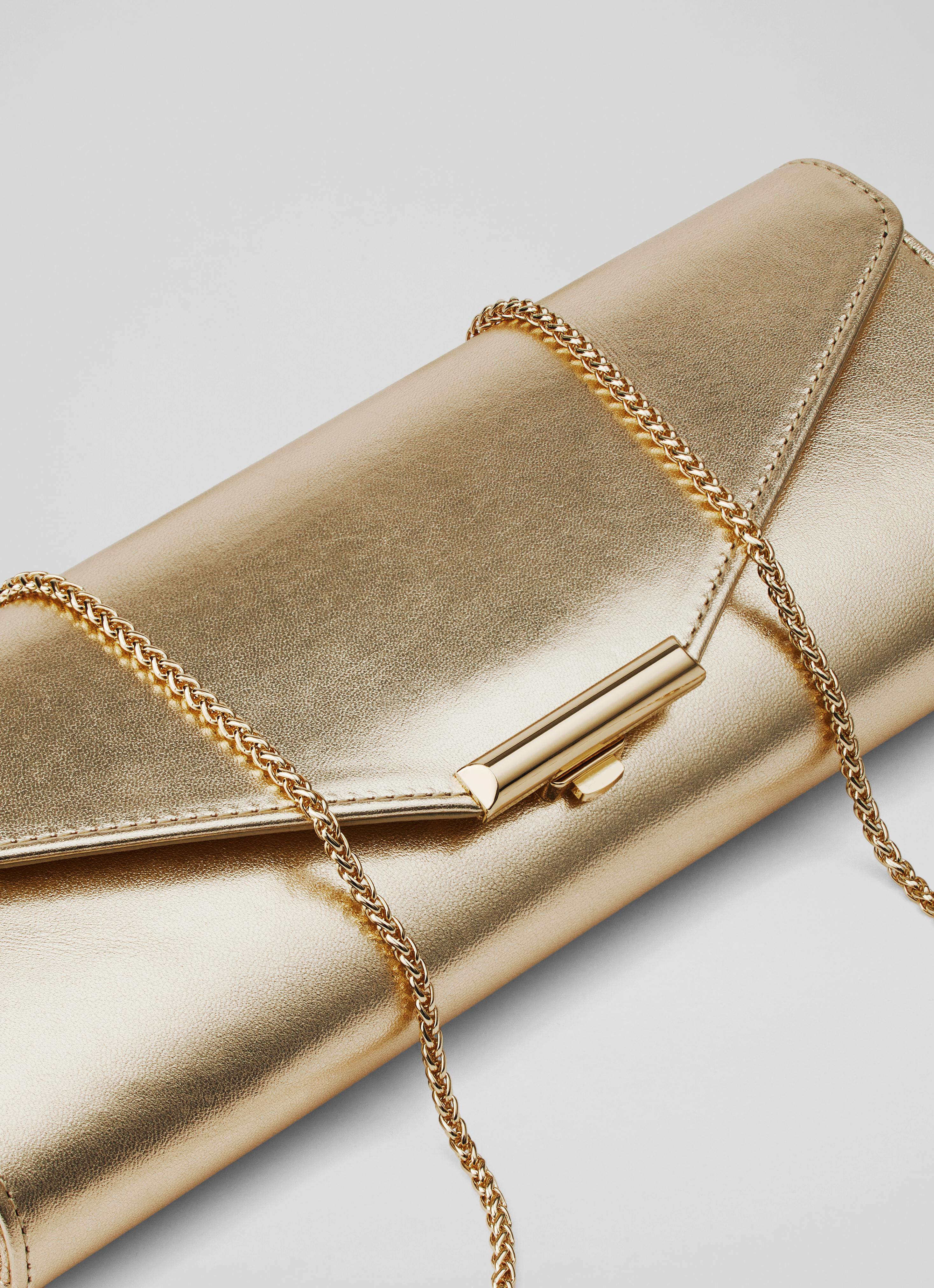 Shop champagne gold clutch bag Best Sale