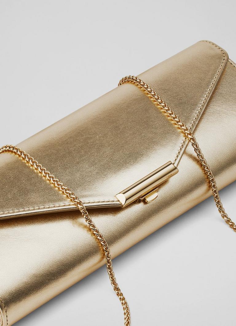 Lucille Champagne Clutch Bag Handbags Collections L.K.Bennett London