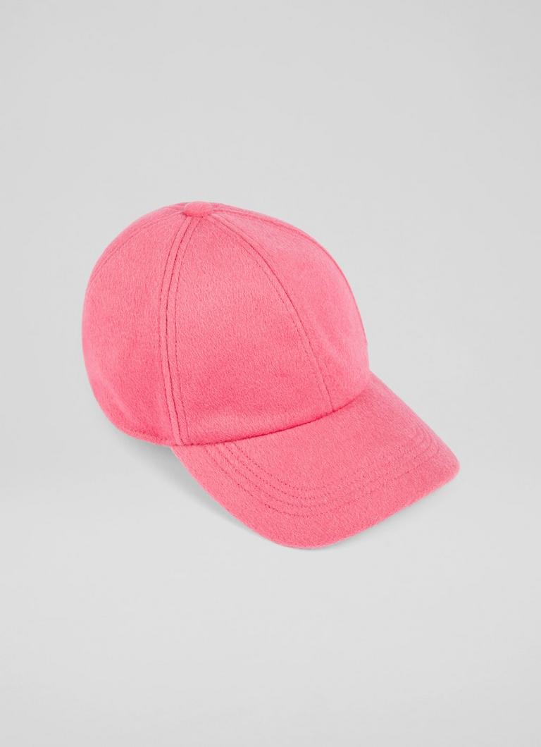 Delaney Pink Classic Cap Accessories Collections L.K.Bennett London