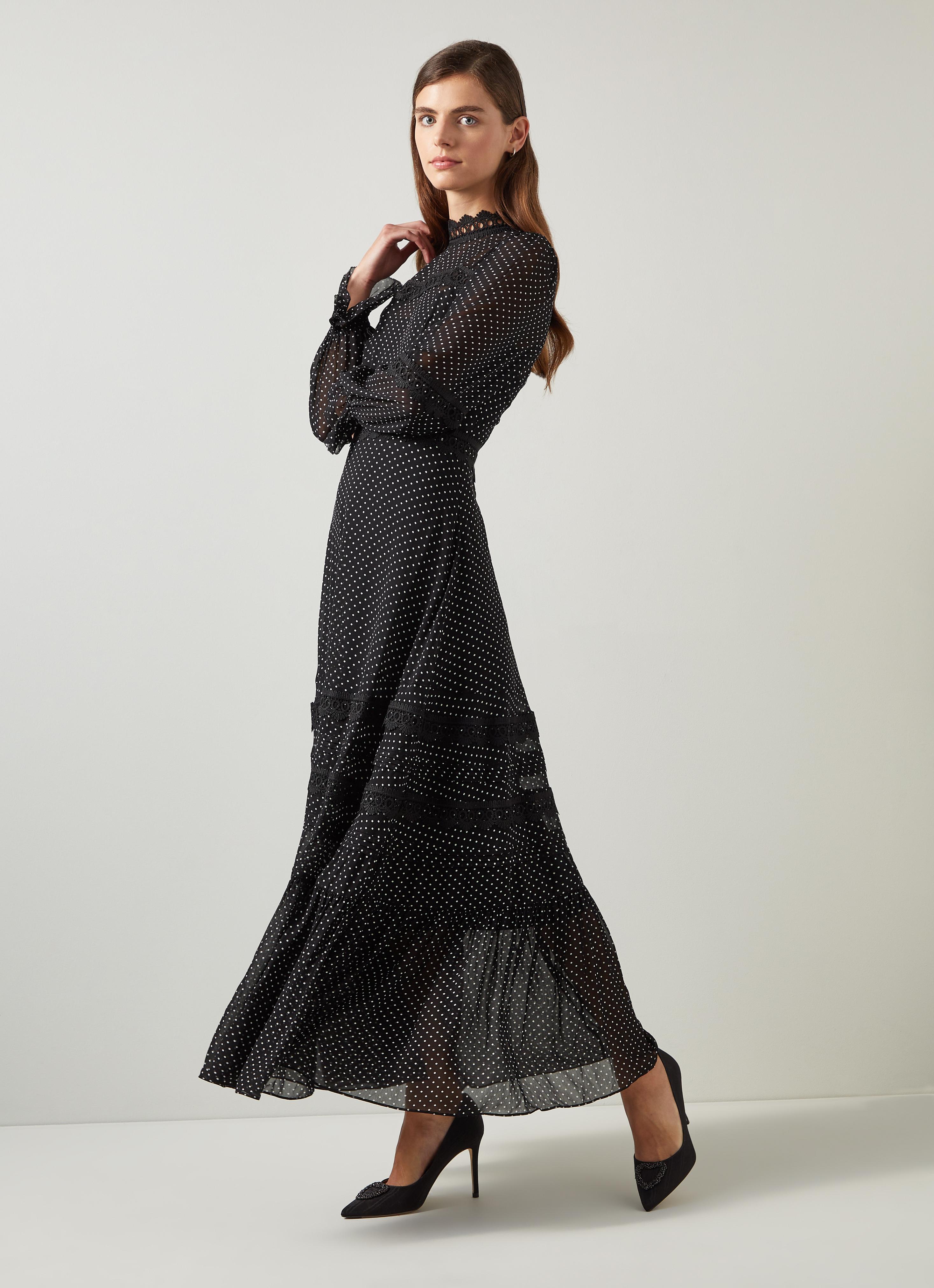 Celestia Lace Applique Tiered Dress | Clothing | Sale | Collections |  L.K.Bennett, London