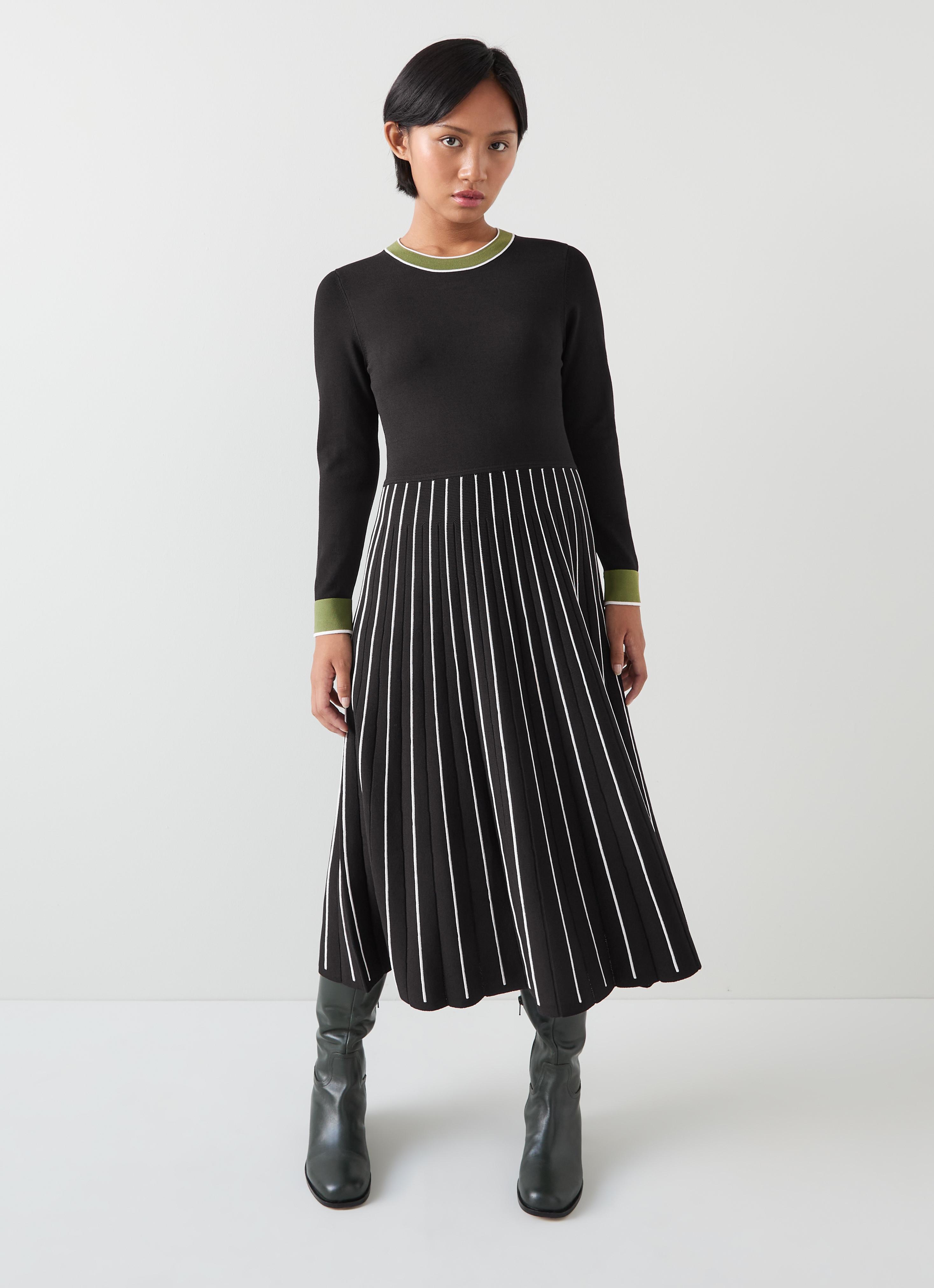 Fara Petite Black Knitted Dress Clothing Sale Collections