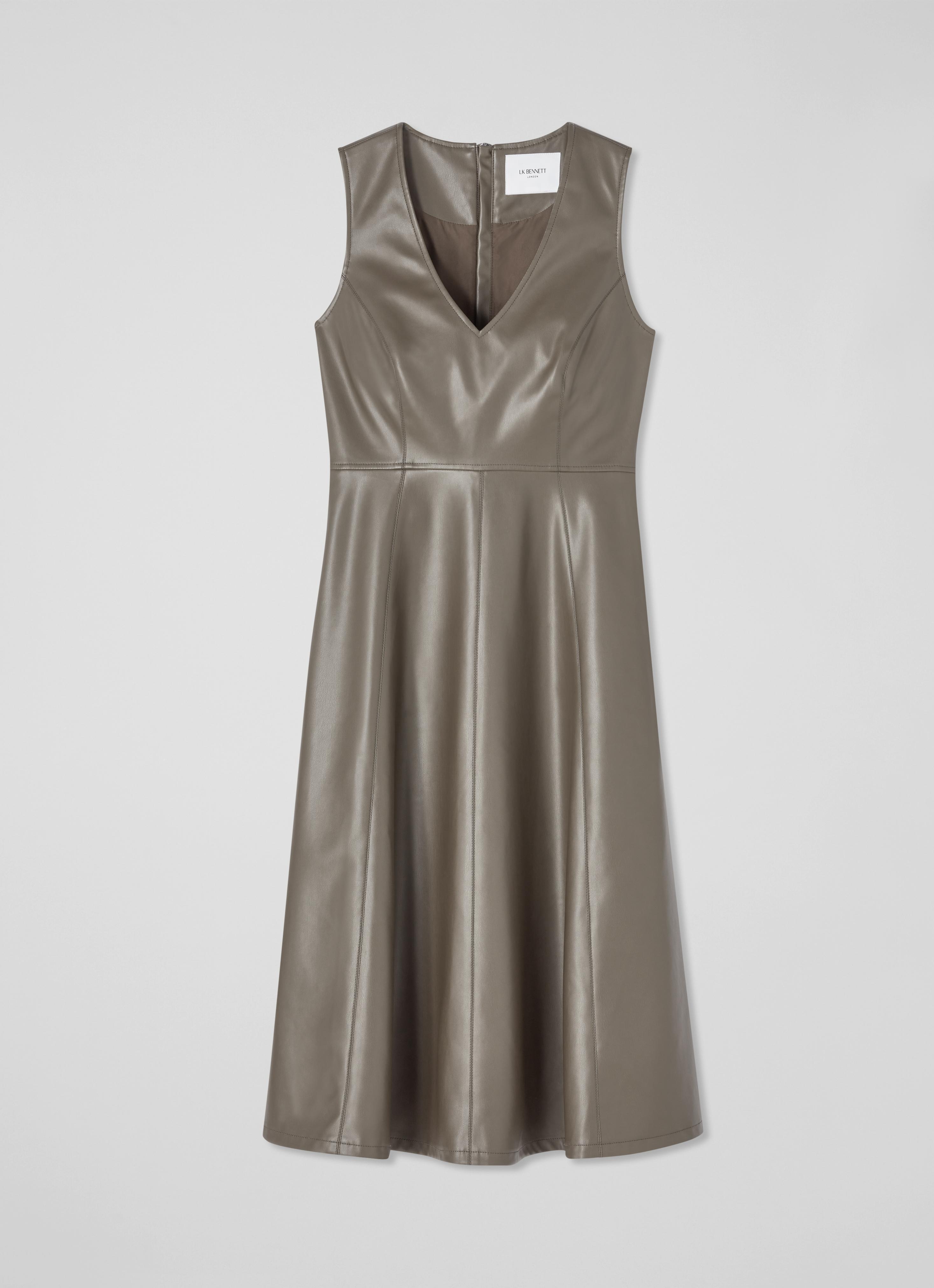 Laurie Olive Pinafore Dress | Clothing | Sale | Collections | L.K.Bennett,  London