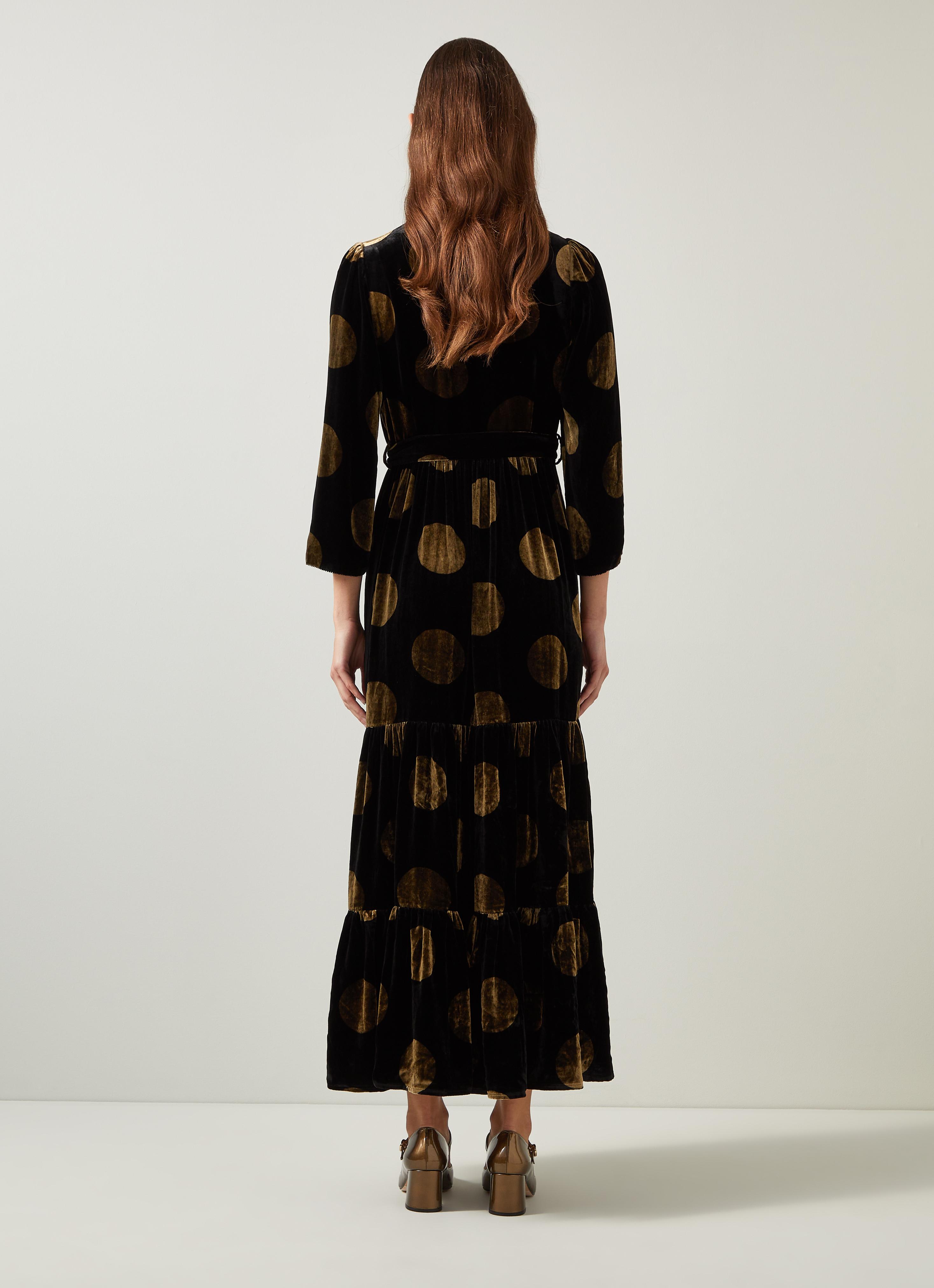 slim fit dress slacks Leo Lin - Robyn Sequin Confetti Mini Gold (Size 14) – Goldie's main image 0