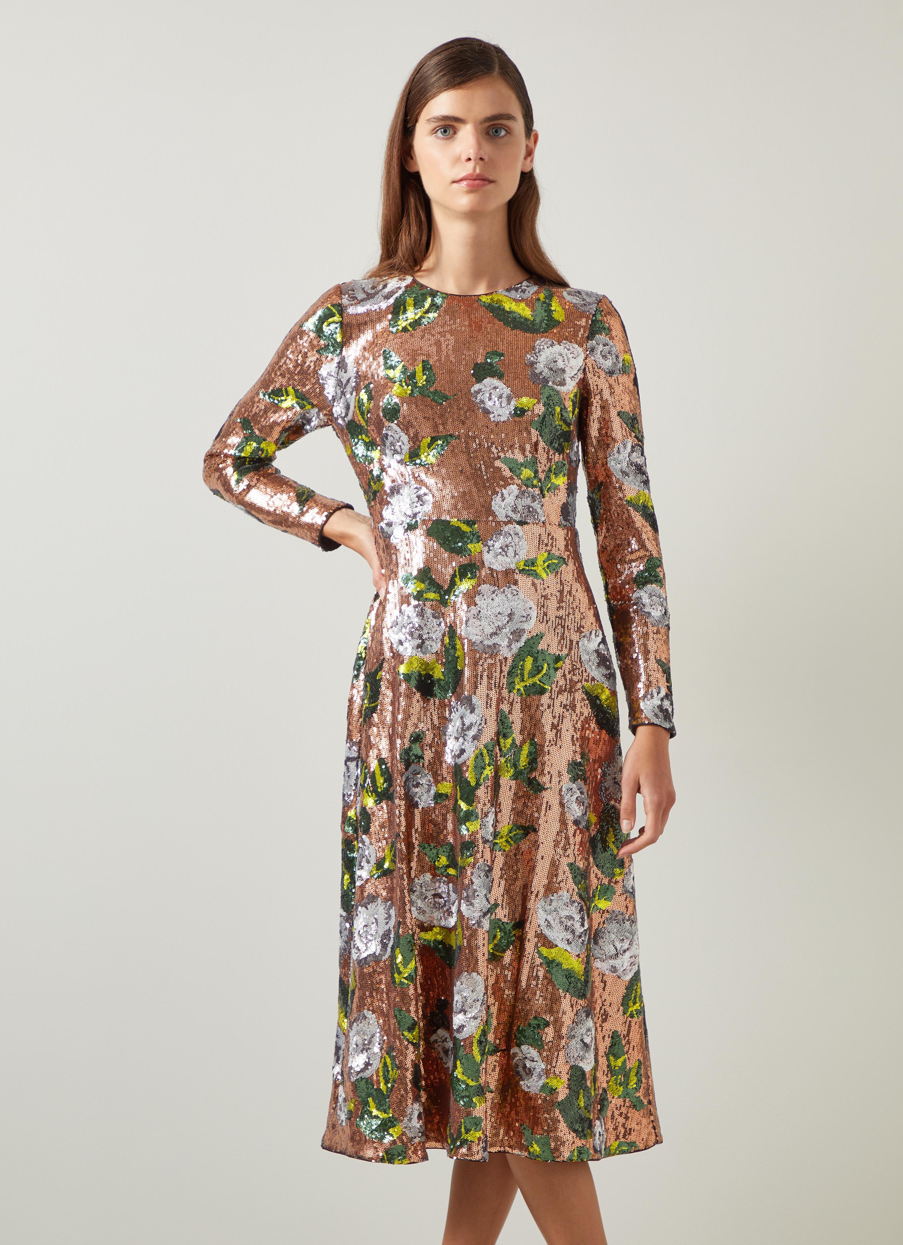 slim fit dress slacks High-Neck Princesa Quinceaera Dress PR12262 Forest/Rose Gold / 00