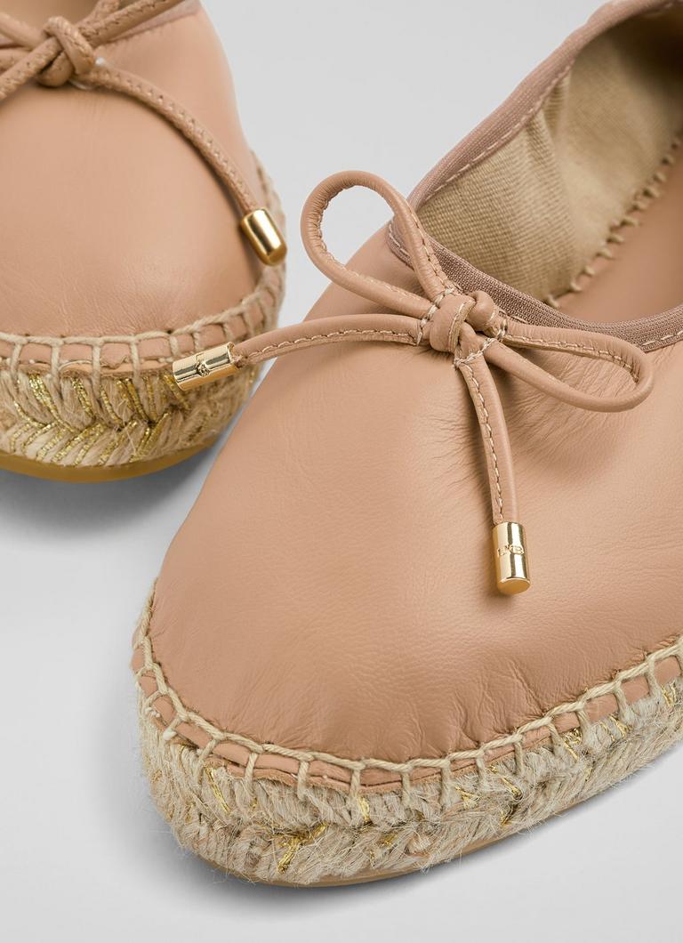 Taleena Beige Ballet Espadrille Flats Shoes Collections L.K.Bennett London