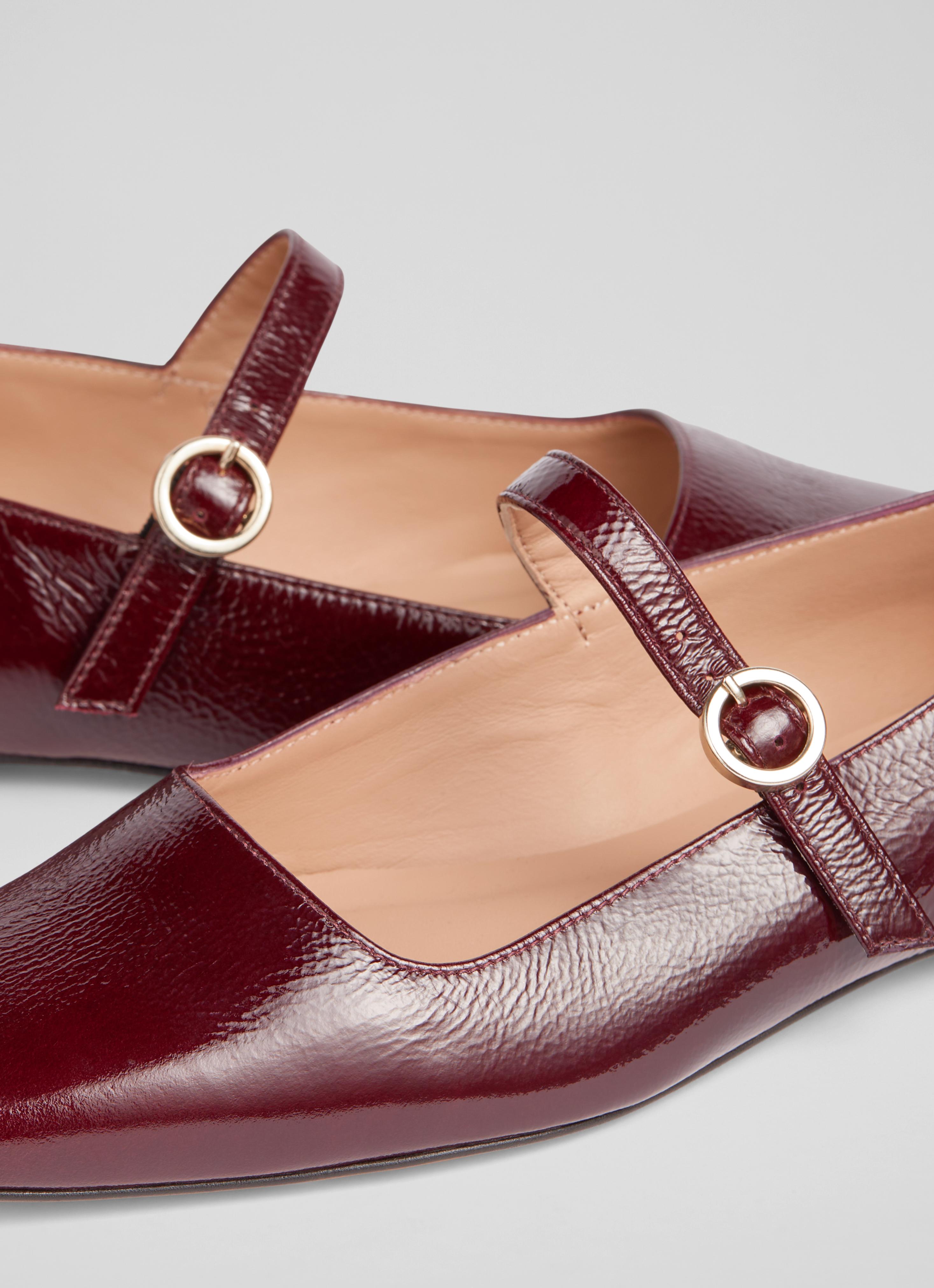 Heart Strings Mary Jane Shoes With Hearts Willow Bordeaux Mary