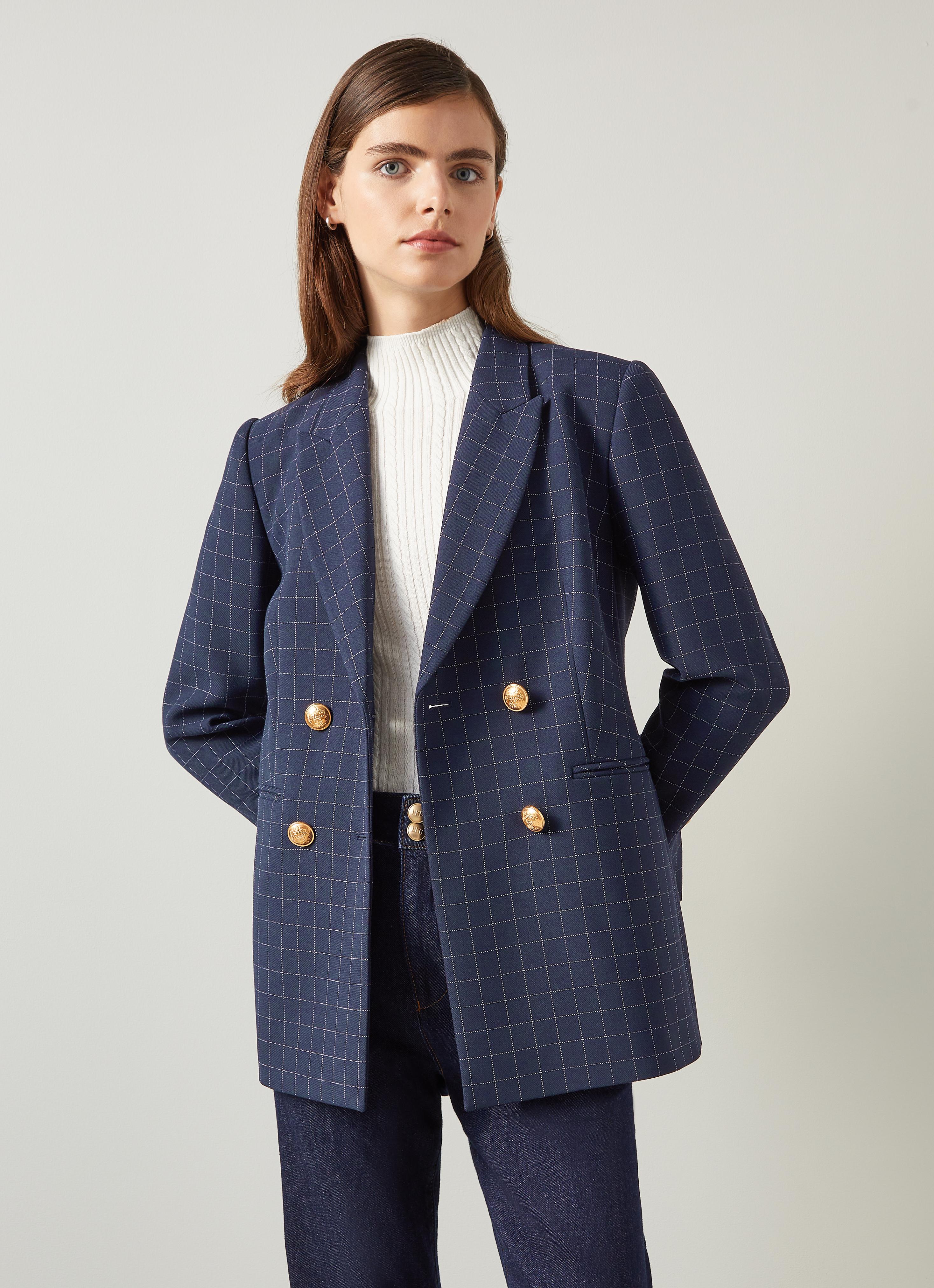 Mariner Midnight & Ivory Tailored Jacket | LKB Conscious 