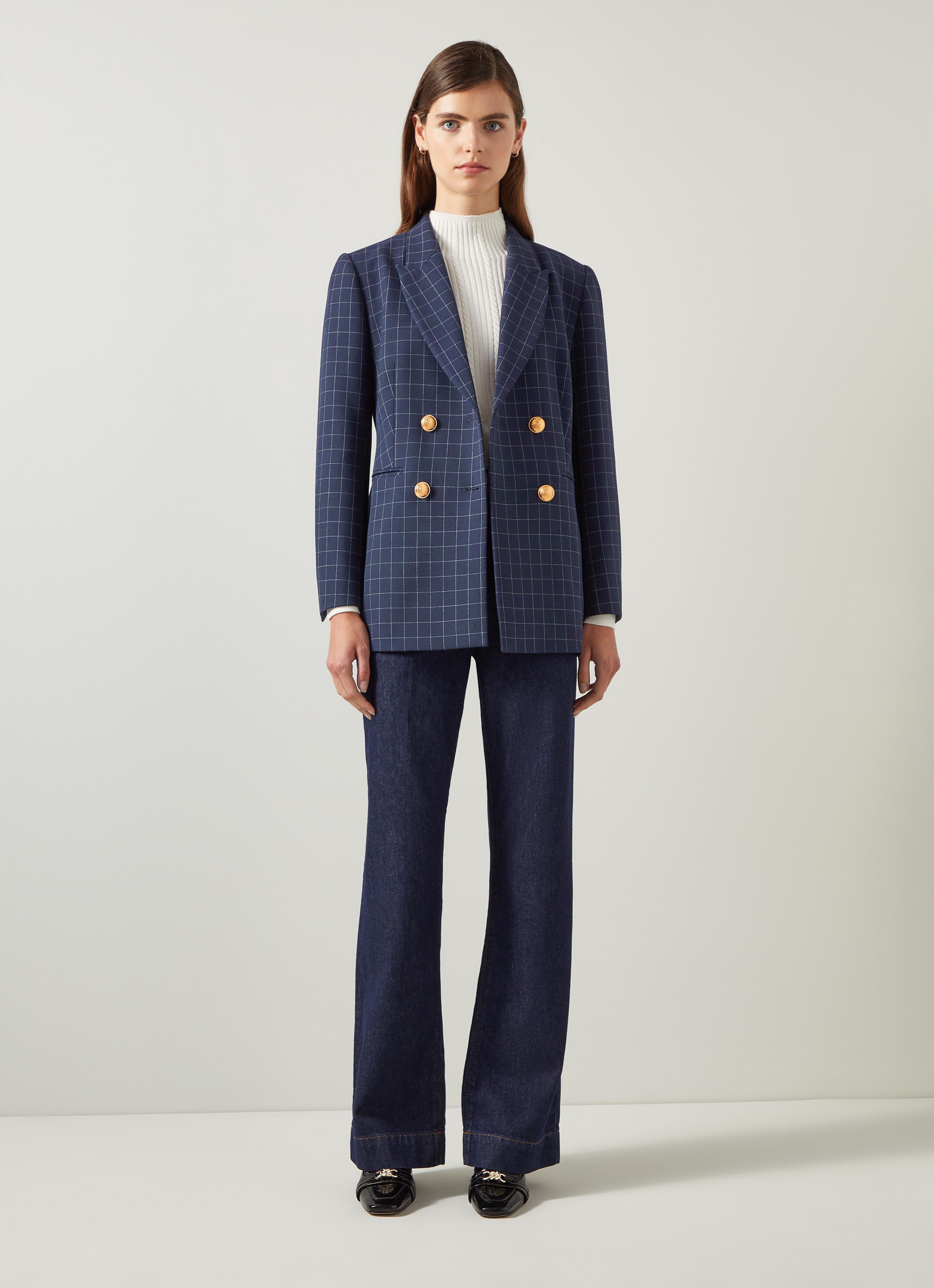 Mariner Midnight & Ivory Tailored Jacket | LKB Conscious 