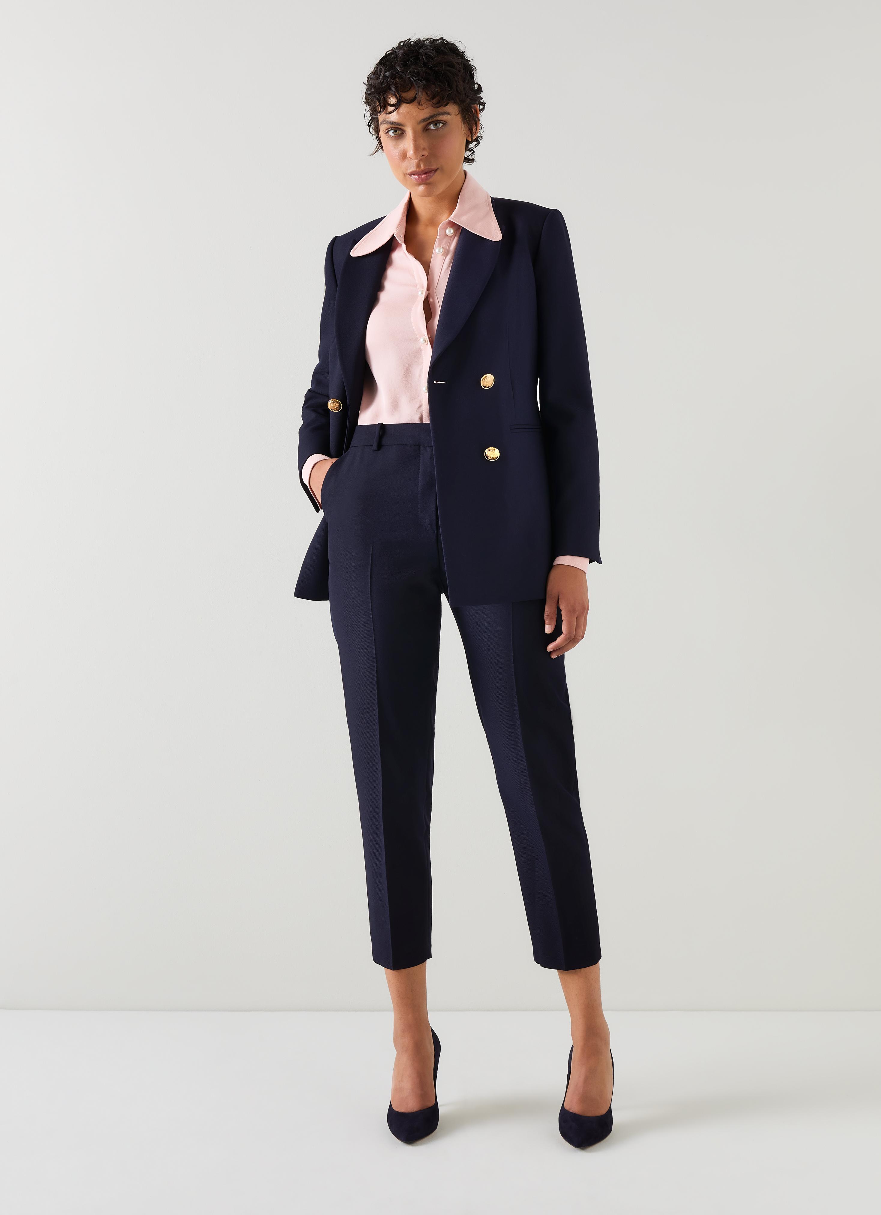 Mariner Navy Blend Jacket with LENZING™ ECOVERO™ viscose | View 