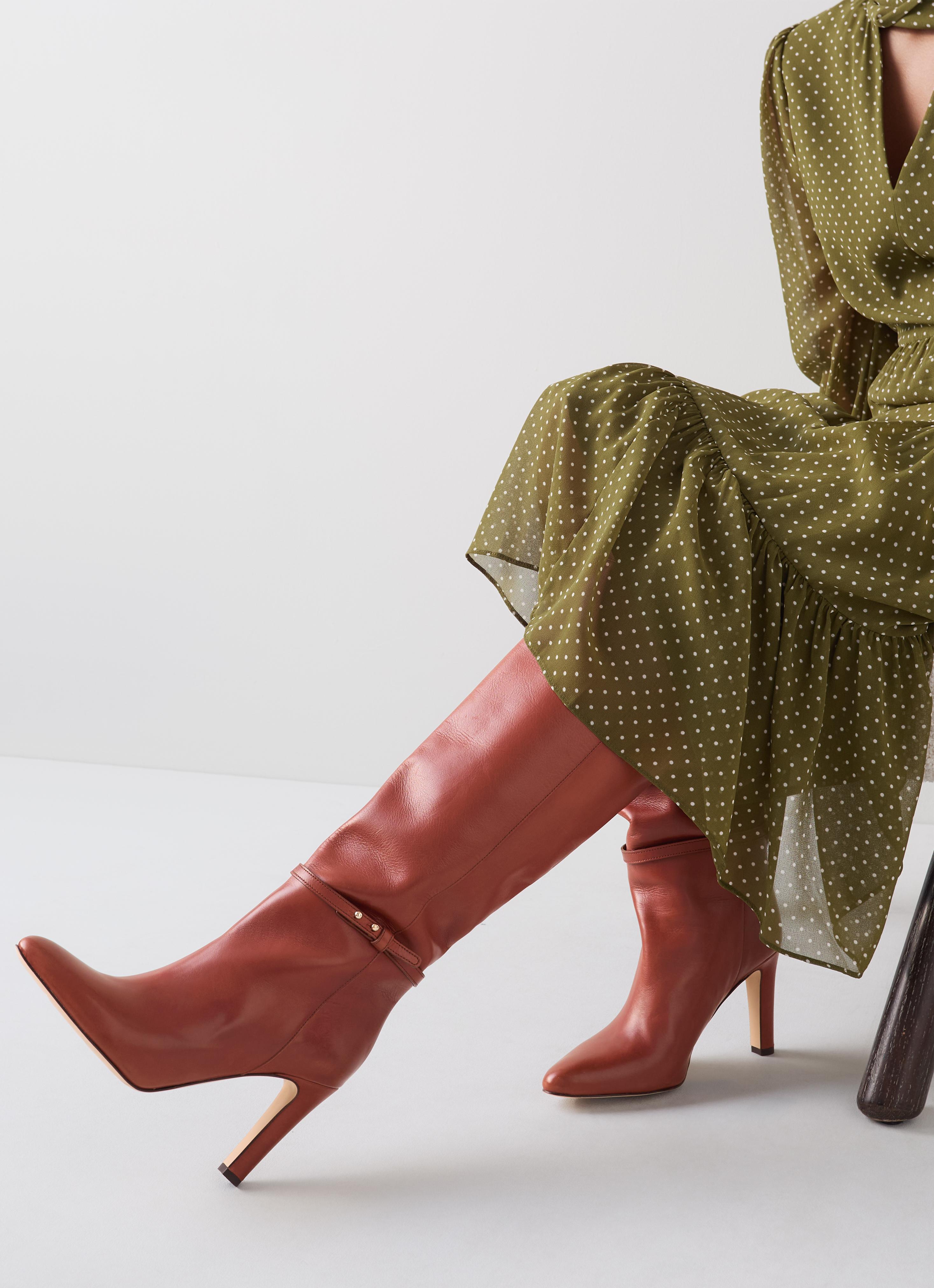 Brixe Heeled Nine West Jakke Heeled Boots AND/OR Pixie Leather