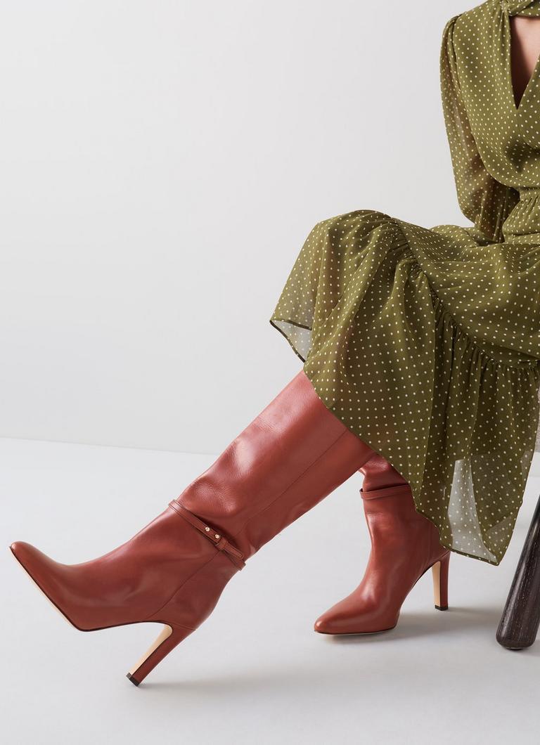 Brixe Heeled Nine West Jakke Heeled Boots AND/OR Pixie Leather