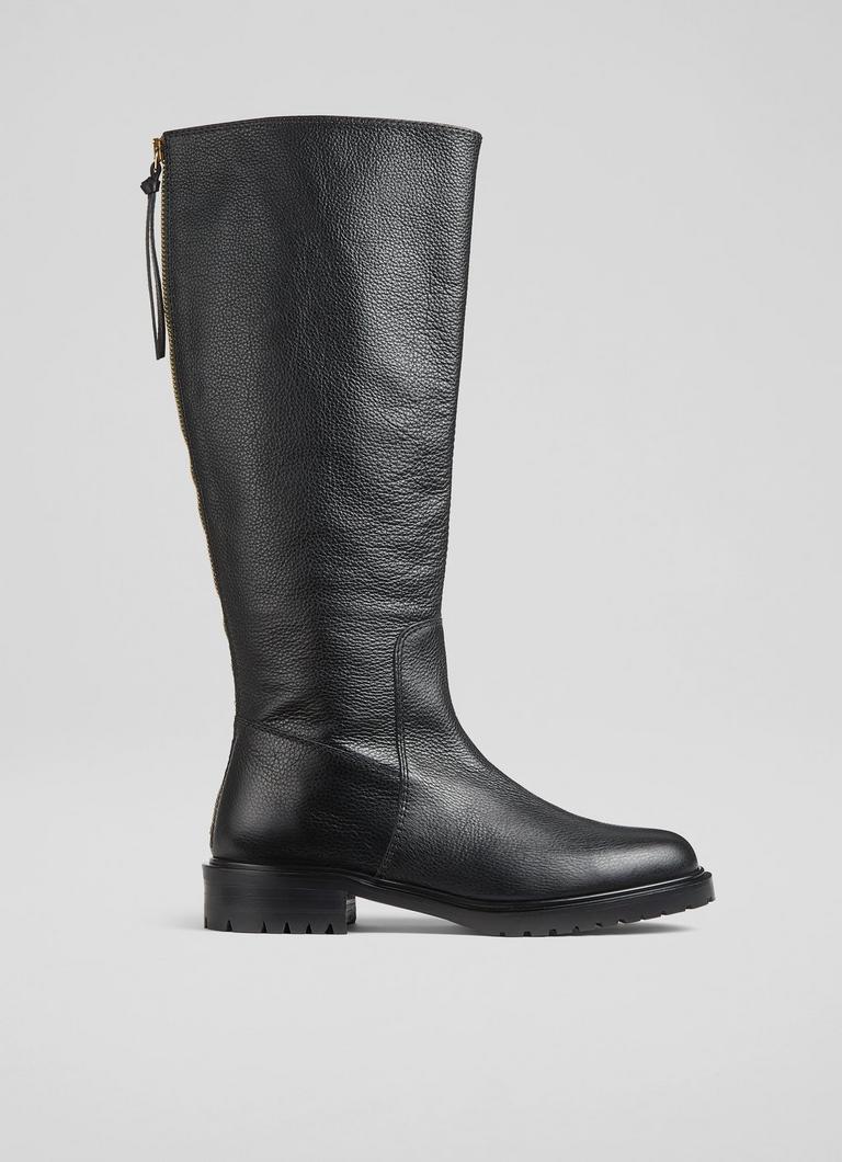 Coco Black Casual Tread Sole Boot Shoes Sale Collections L.K.Bennett London