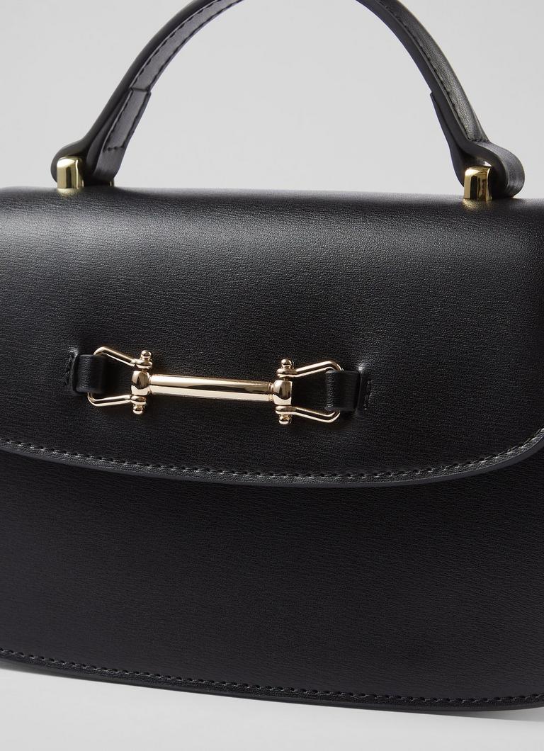 LKBennett アモリス クロスボディ トップハンドルバッグ Amoris Black Crossbody Top Handle Bag | Ascot-x-LKB | L.K.