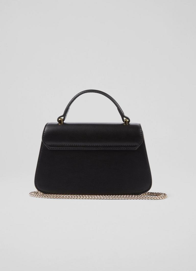 LKBennett アモリス クロスボディ トップハンドルバッグ Amoris Black Crossbody Top Handle Bag | Ascot-x-LKB | L.K.