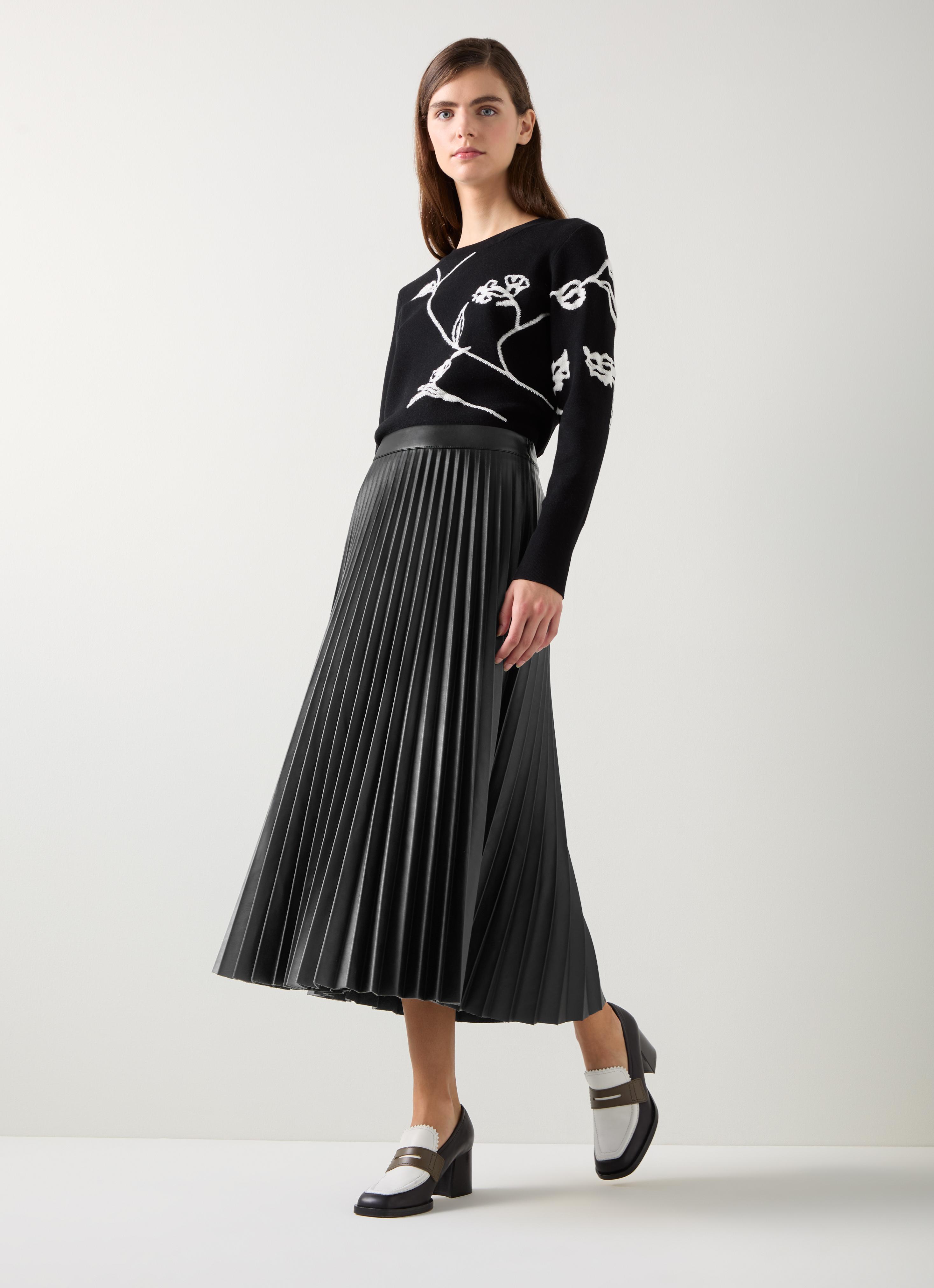 Laurie Black Pleated Skirt | Clothing | Sale | Collections | L.K.