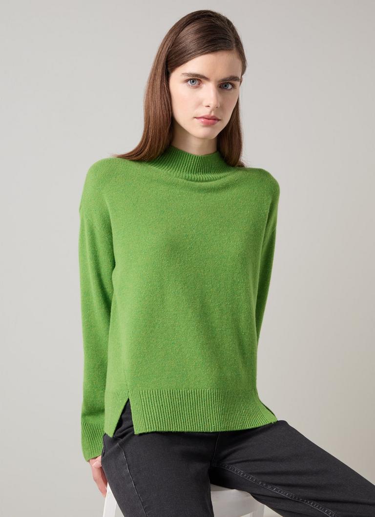 Bright green turtleneck discount