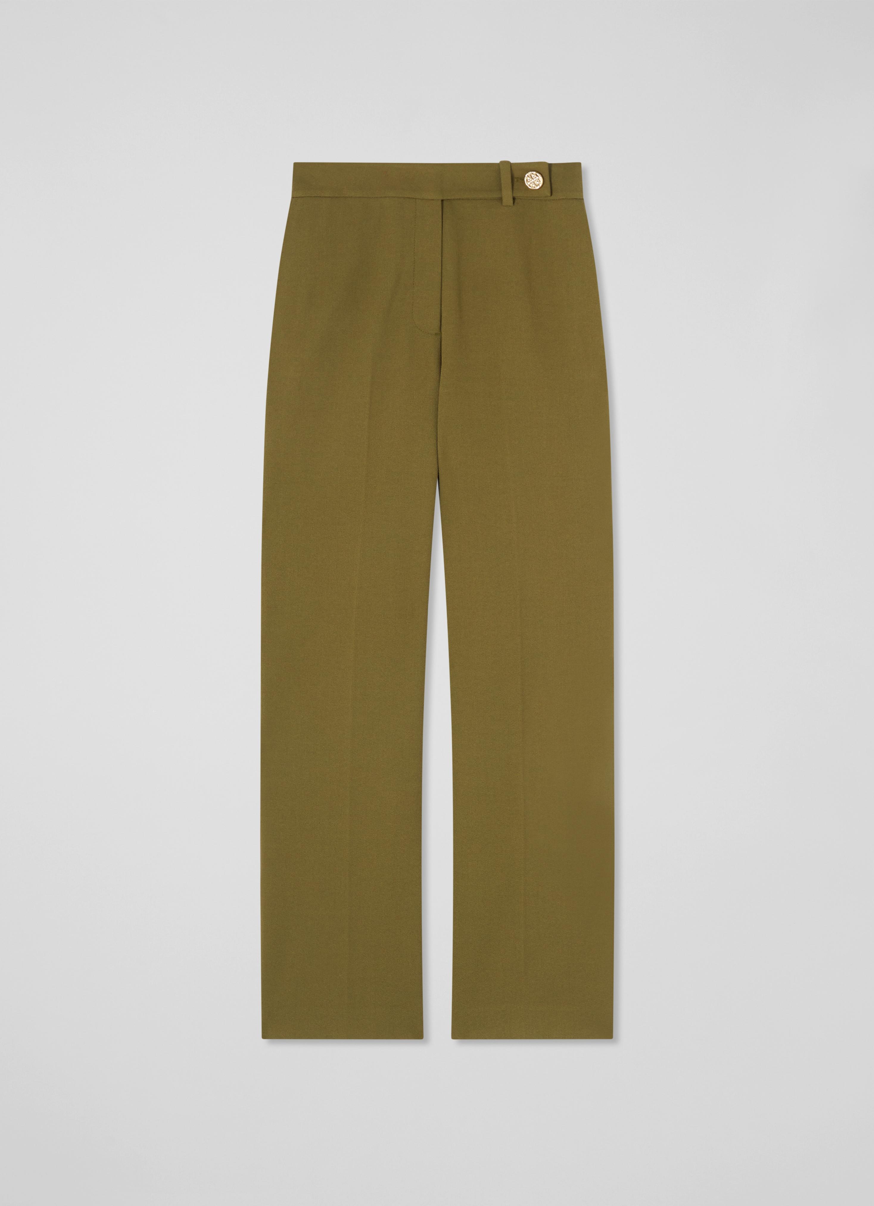 Billie Olive Tailored LENZING™ ECOVERO™ Viscose Crop Wide Trouser