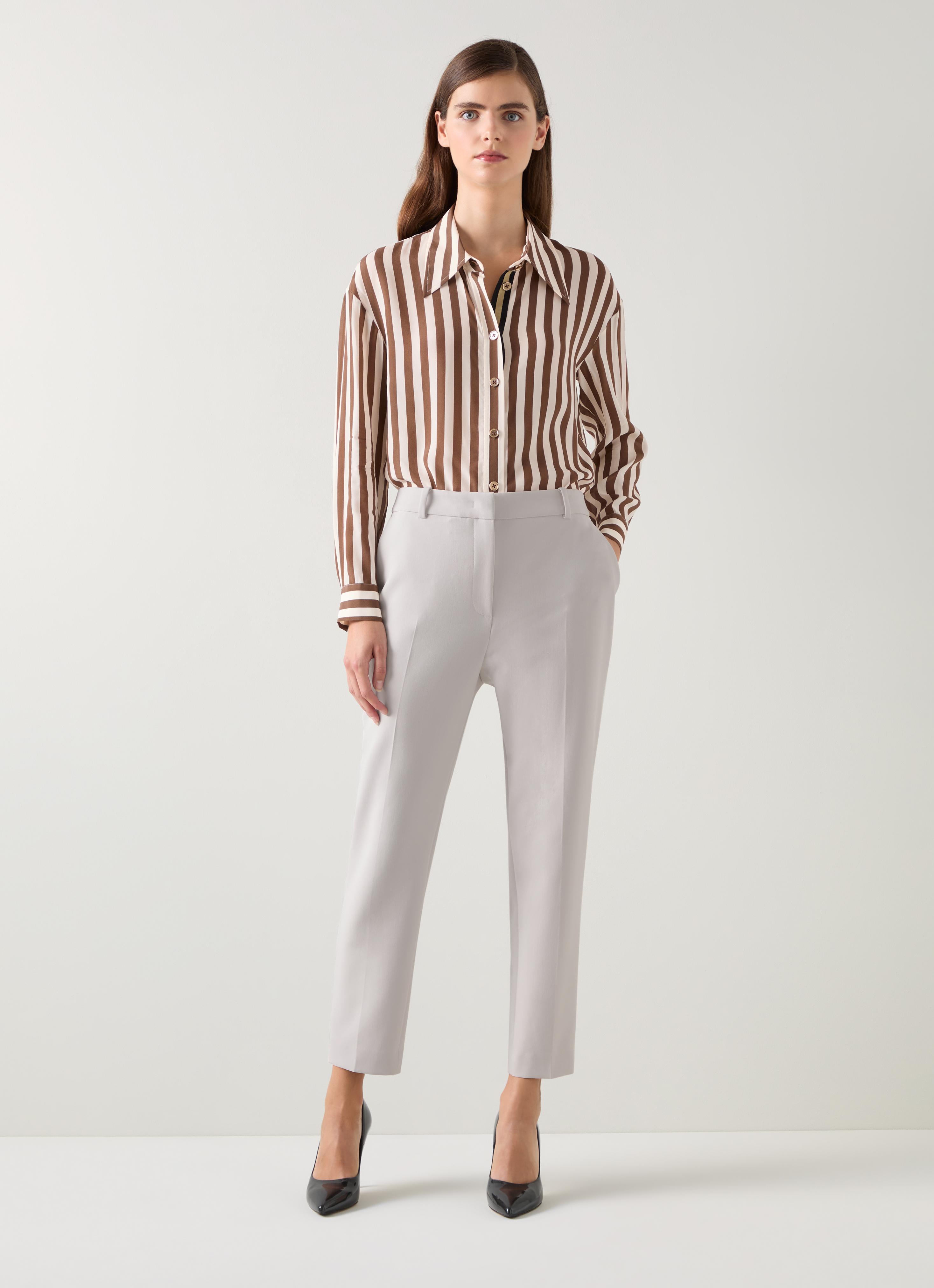 Mariner Putty Cigarette Leg Trouser