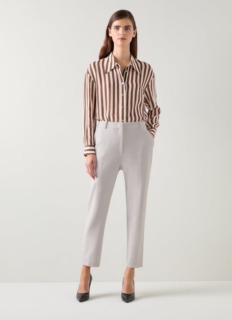 Mariner Putty Cigarette Leg Trouser