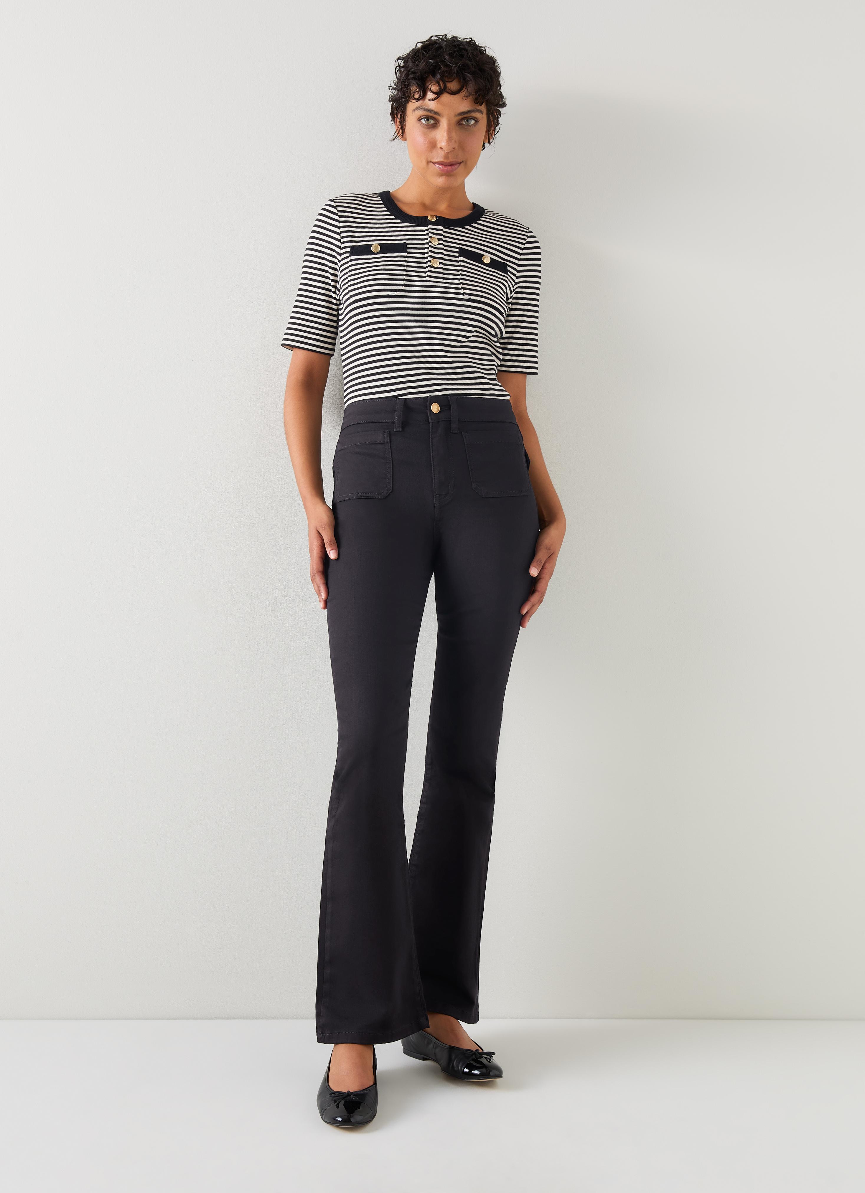 Millie Black Kickflare Jean