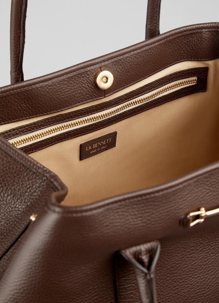 LKBennett ローレン チョコレート ワーク トートバッグ Lauren Chocolate Work Tote Bag | Handbags | Sale
