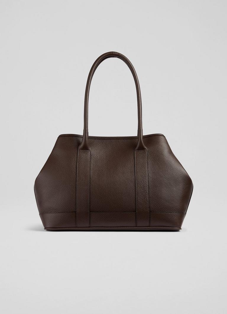 LKBennett ローレン チョコレート ワーク トートバッグ Lauren Chocolate Work Tote Bag | Handbags | Sale