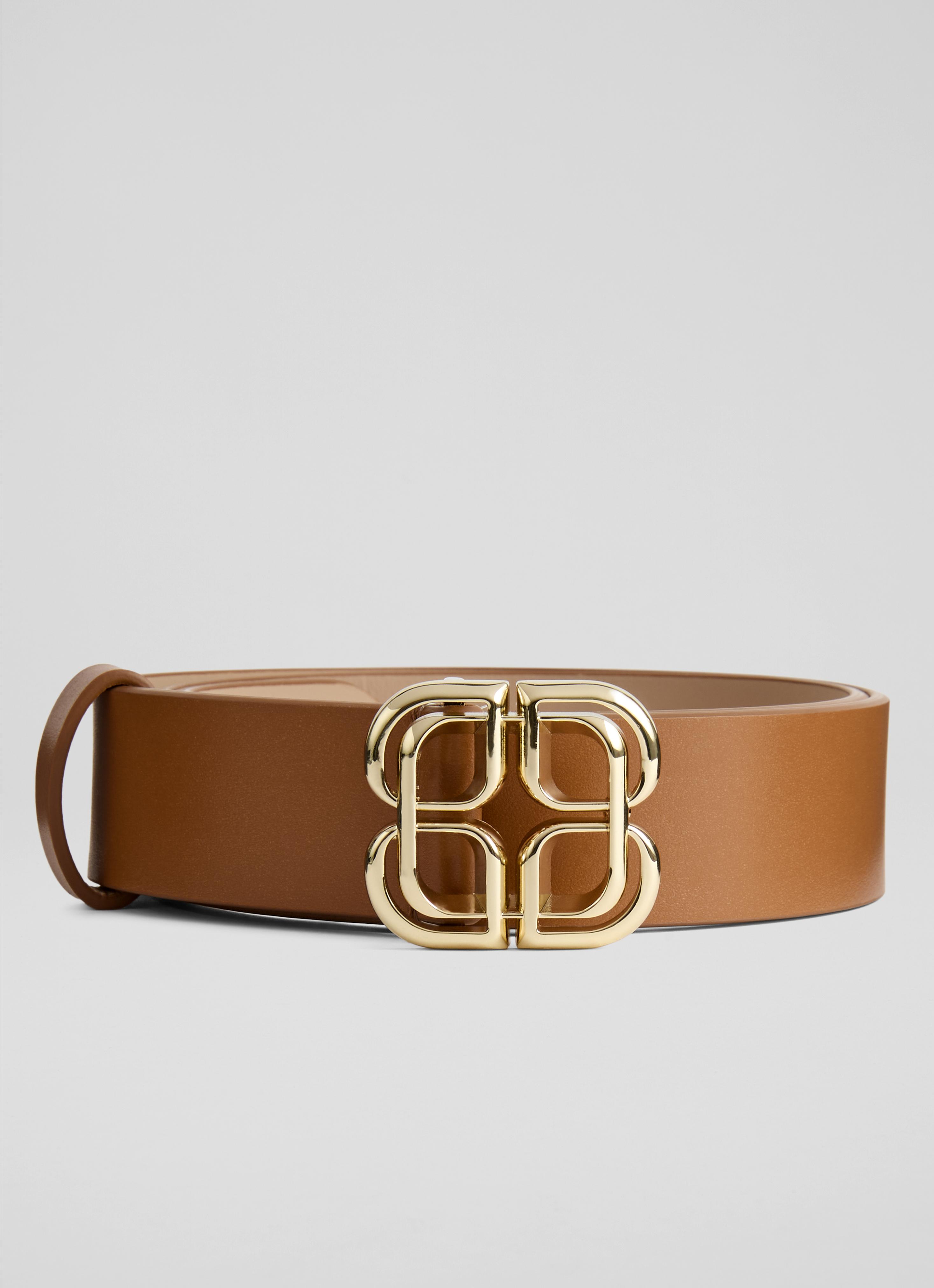 Perry Flower Detail Tan Belt | Accessories | New Arrivals  display picture 3