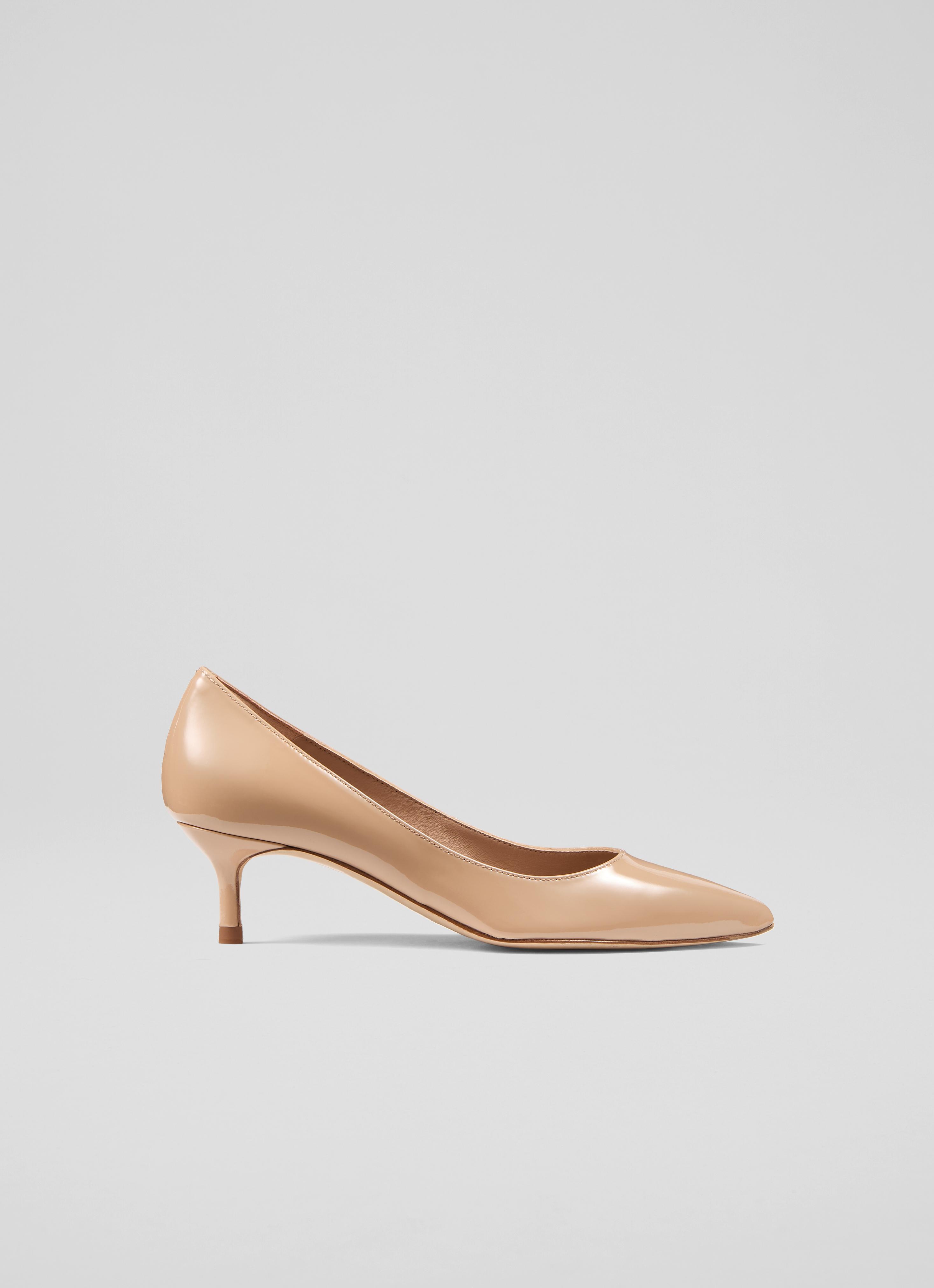 Audrey Beige Patent Courts