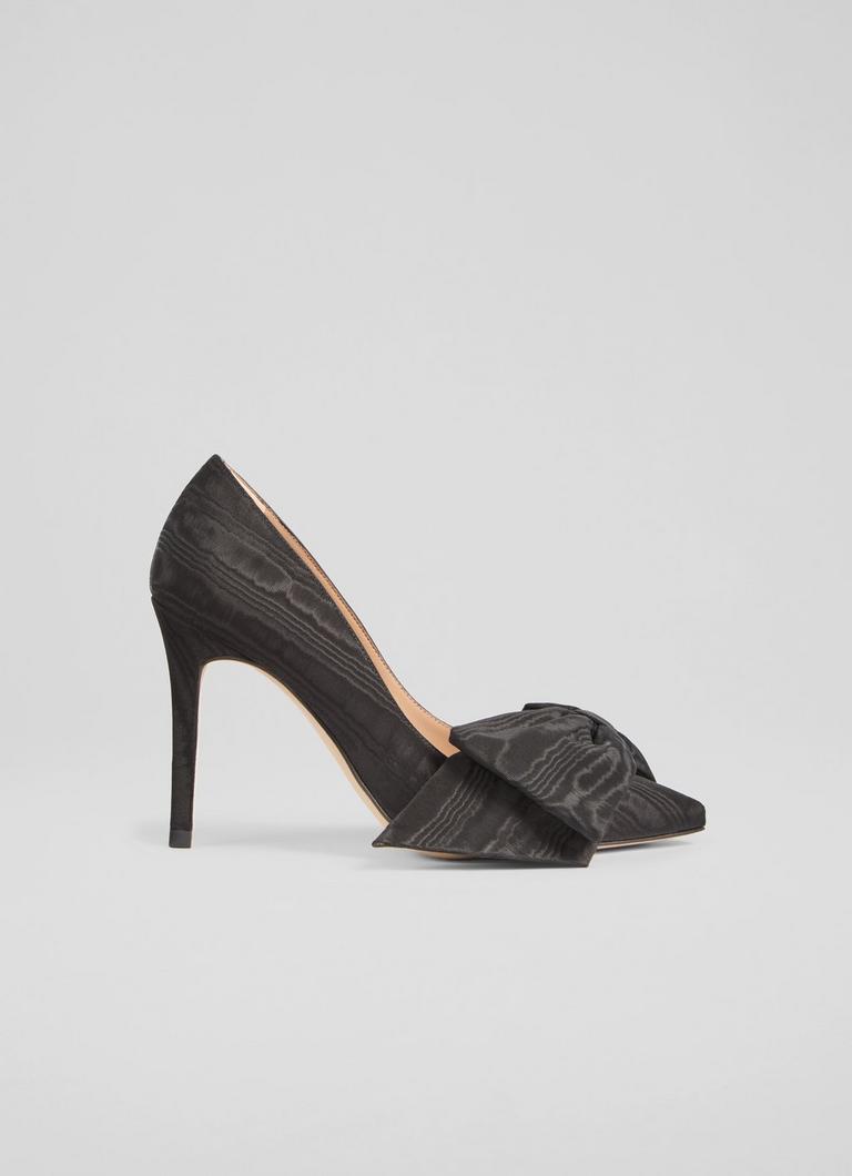 Vivi Black Oversized Bow Courts
