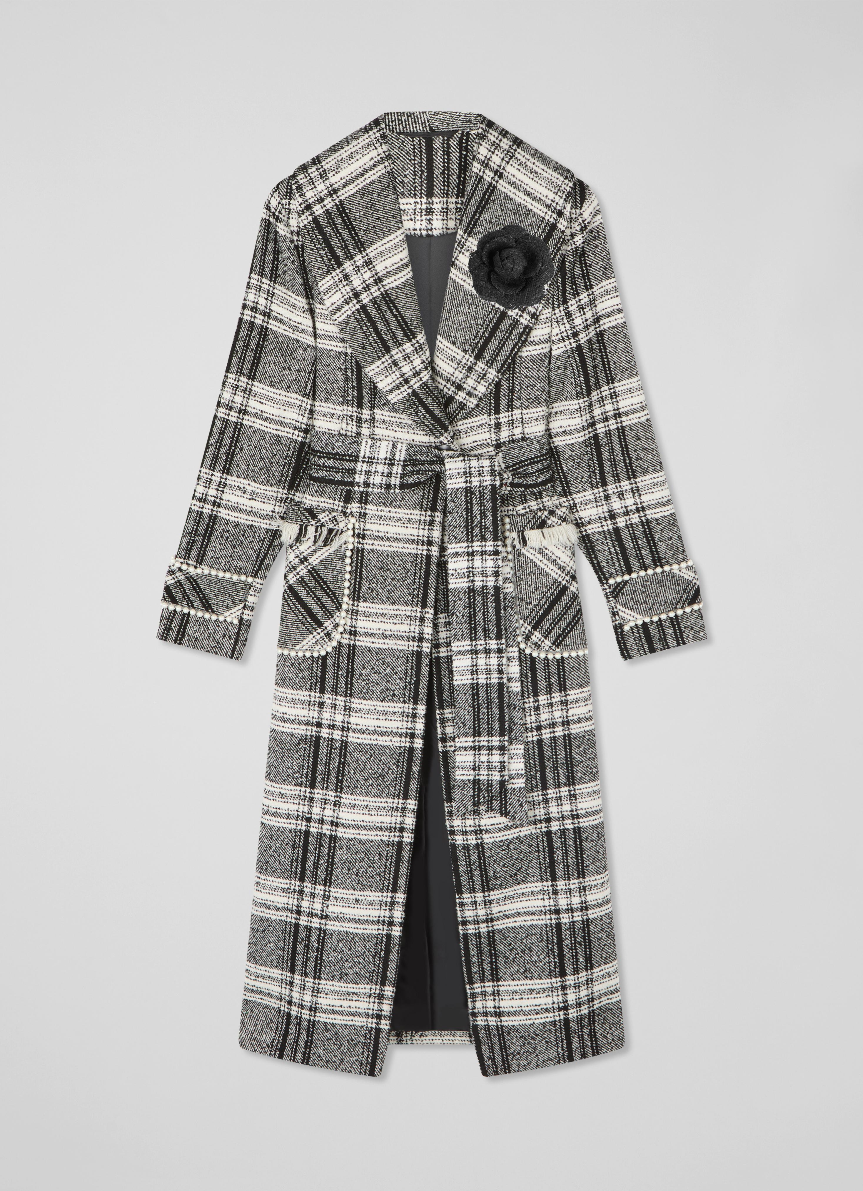Myra Black Birch Mono Wrap Coat | Coats & Jackets | Clothing