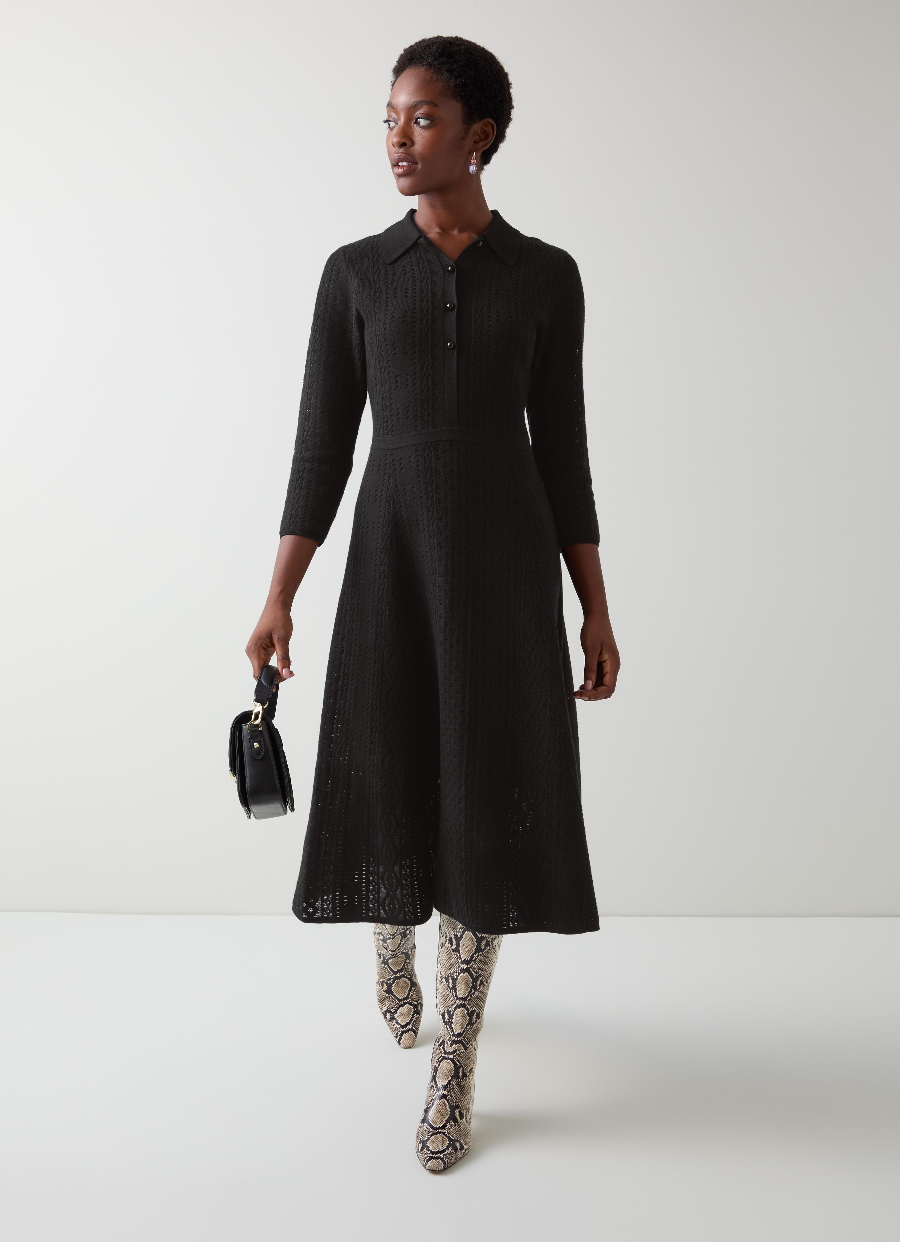 Dee Cotton Black Dress