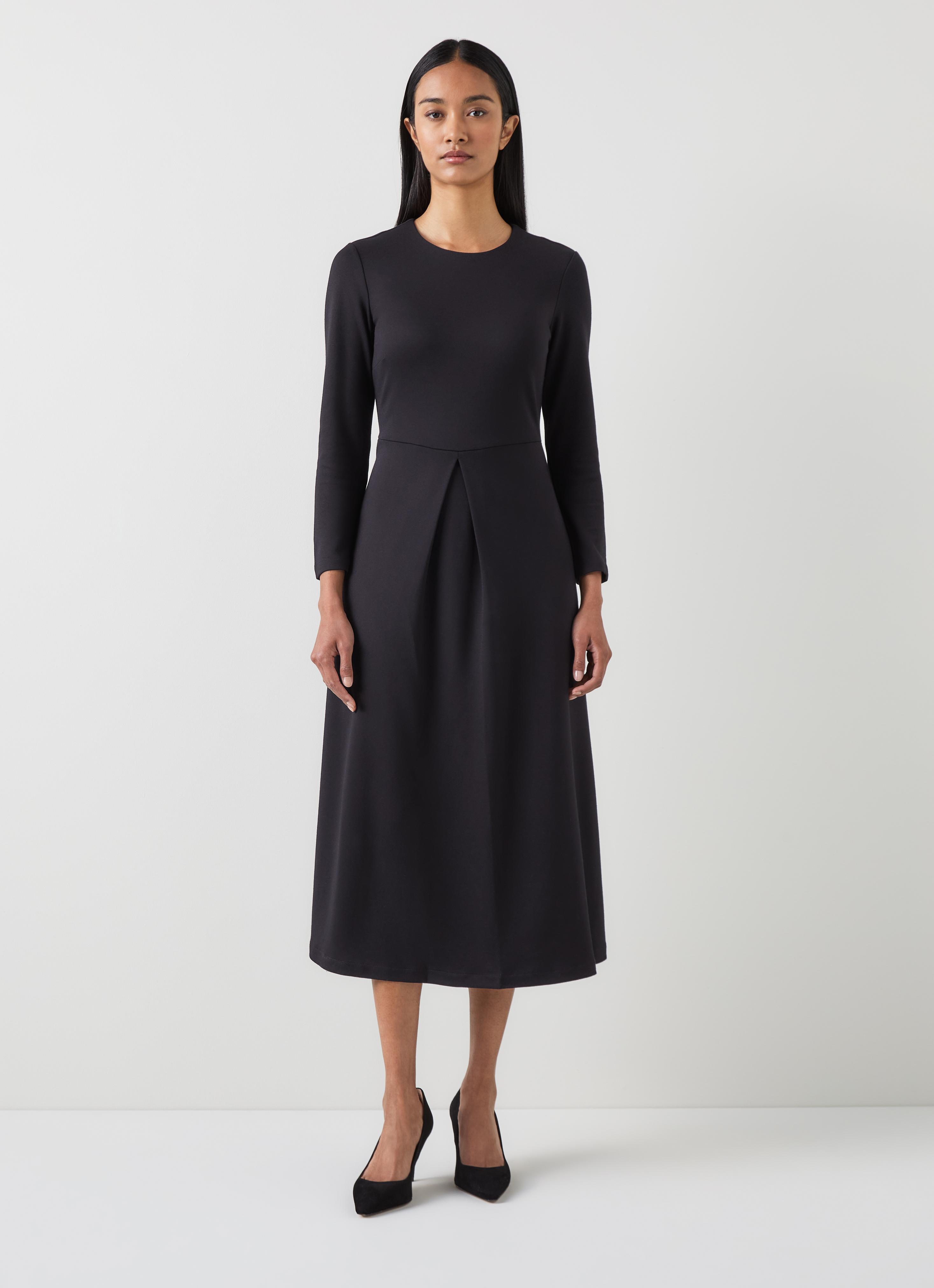 Maria Black Dress: Jersey Fit and Flare Dress | LK Bennett