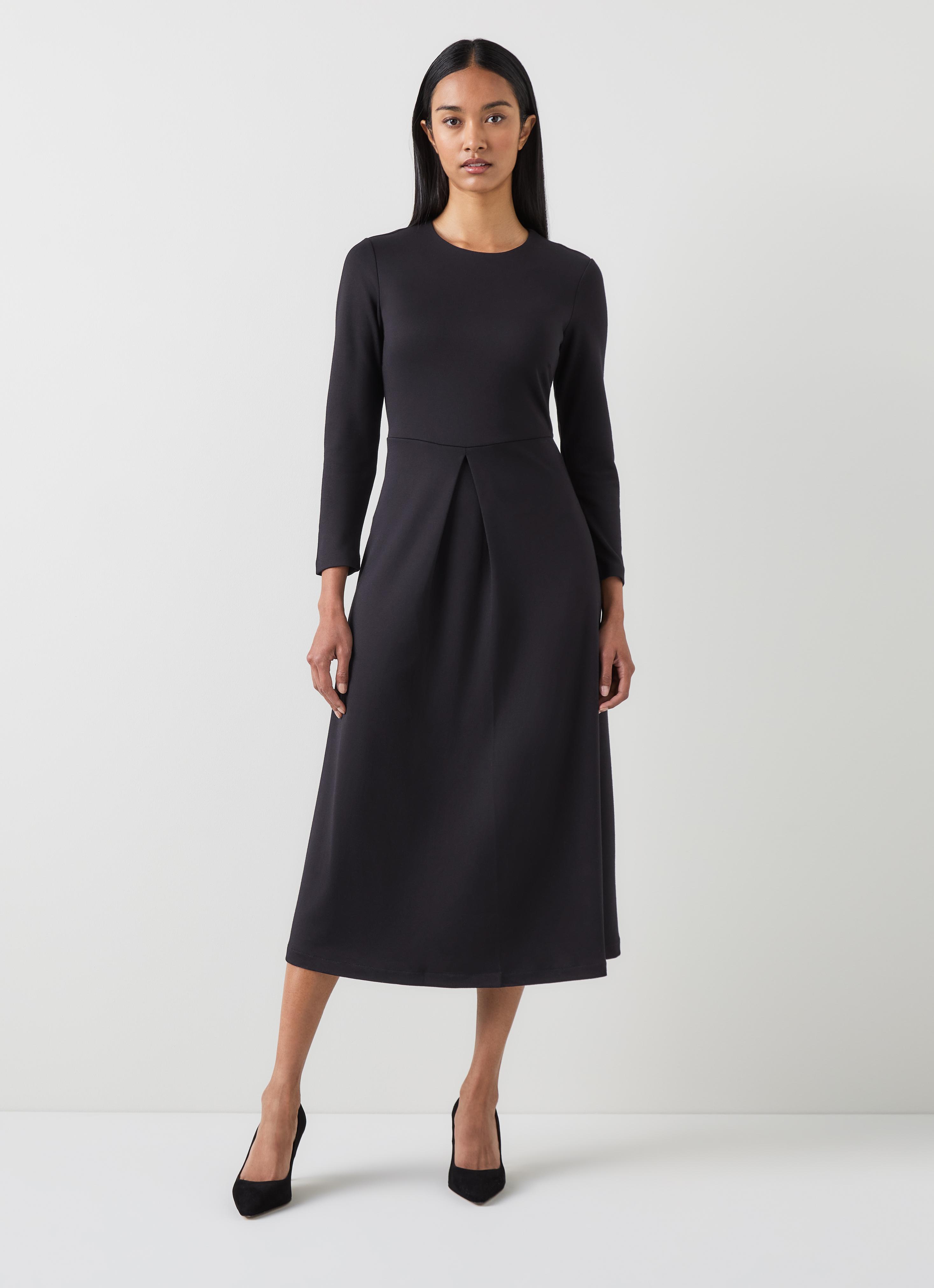 Maria Black Dress: Jersey Fit and Flare Dress | LK Bennett